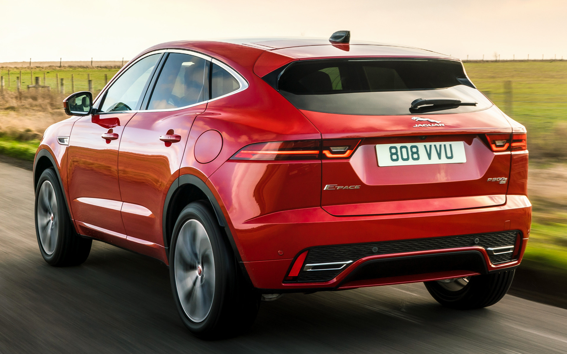 Jaguar E-PACE, Hybrid powertrain, Sleek and sporty, Dynamic driving experience, 1920x1200 HD Desktop