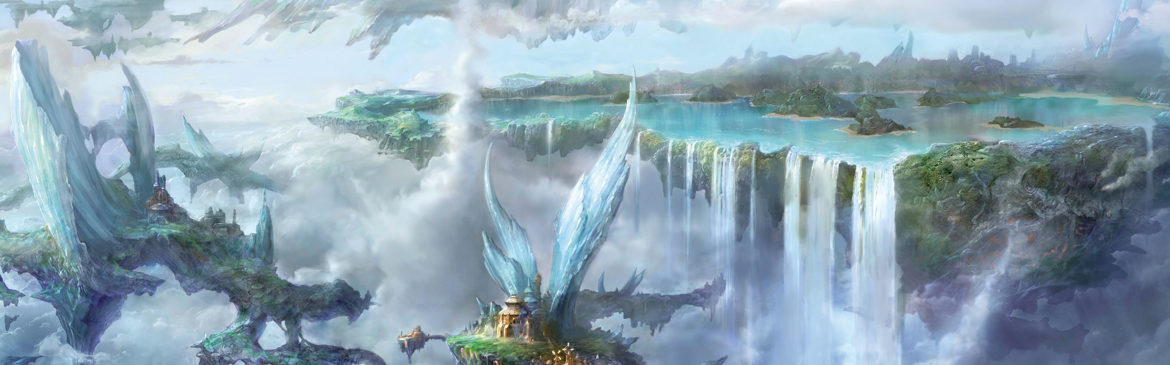 Final Fantasy XII, Fantasy Arts Wallpaper, 3840x1200 Dual Screen Desktop