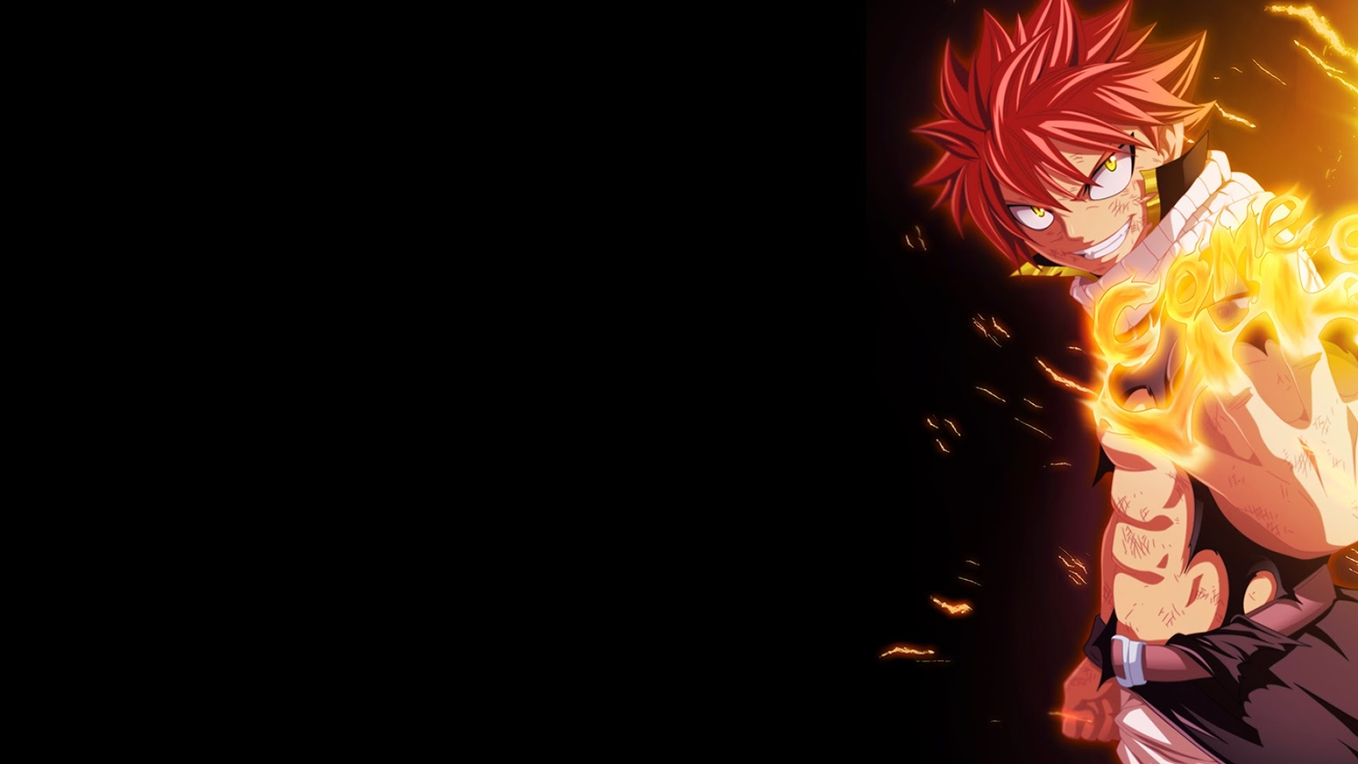 Fairy Tail anime, Natsu wallpaper, HD, 1920x1080 Full HD Desktop