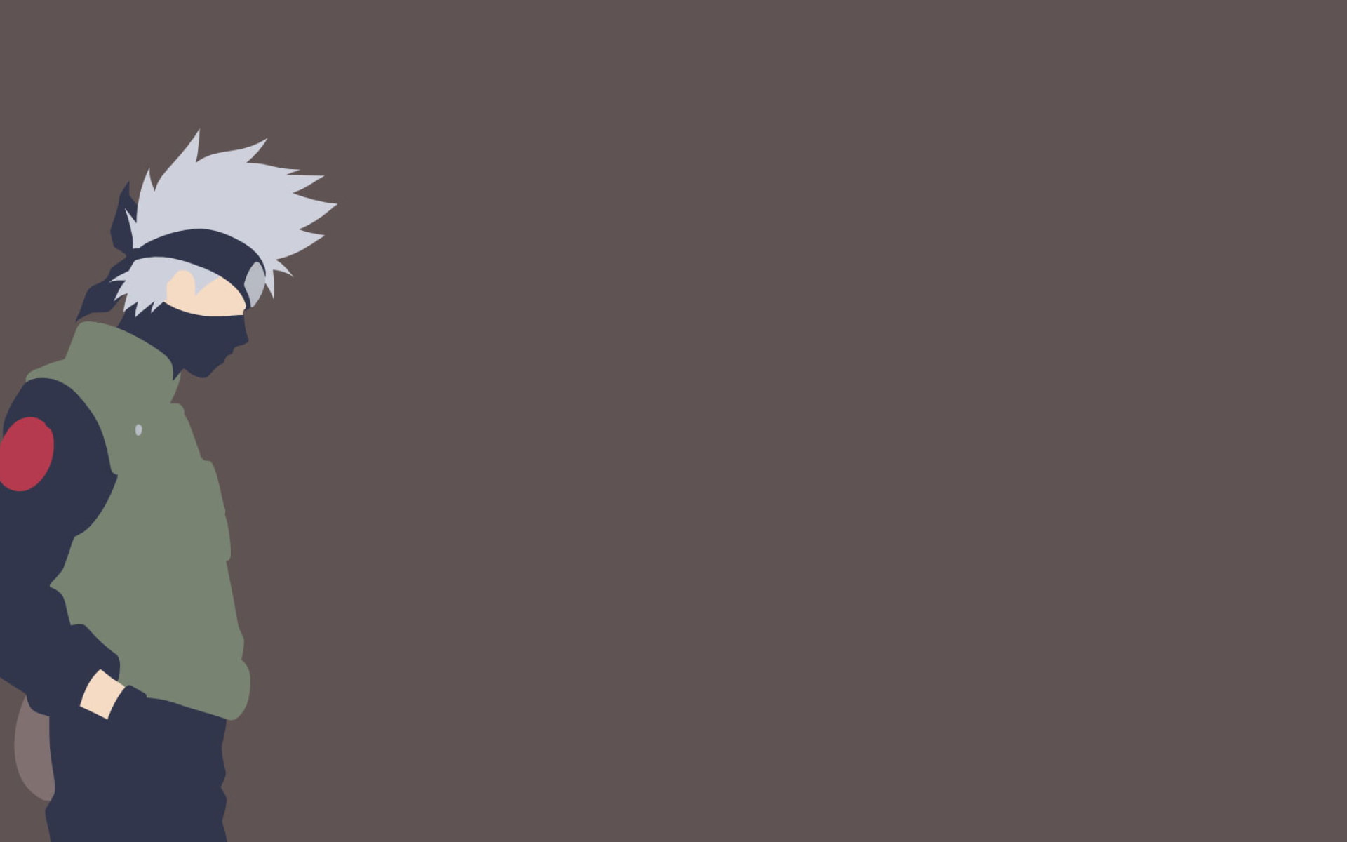 Kakashi anime, Wallpaper Hatake Kakashi, Anime ninjas, Minimalism wallpaper, 1920x1200 HD Desktop