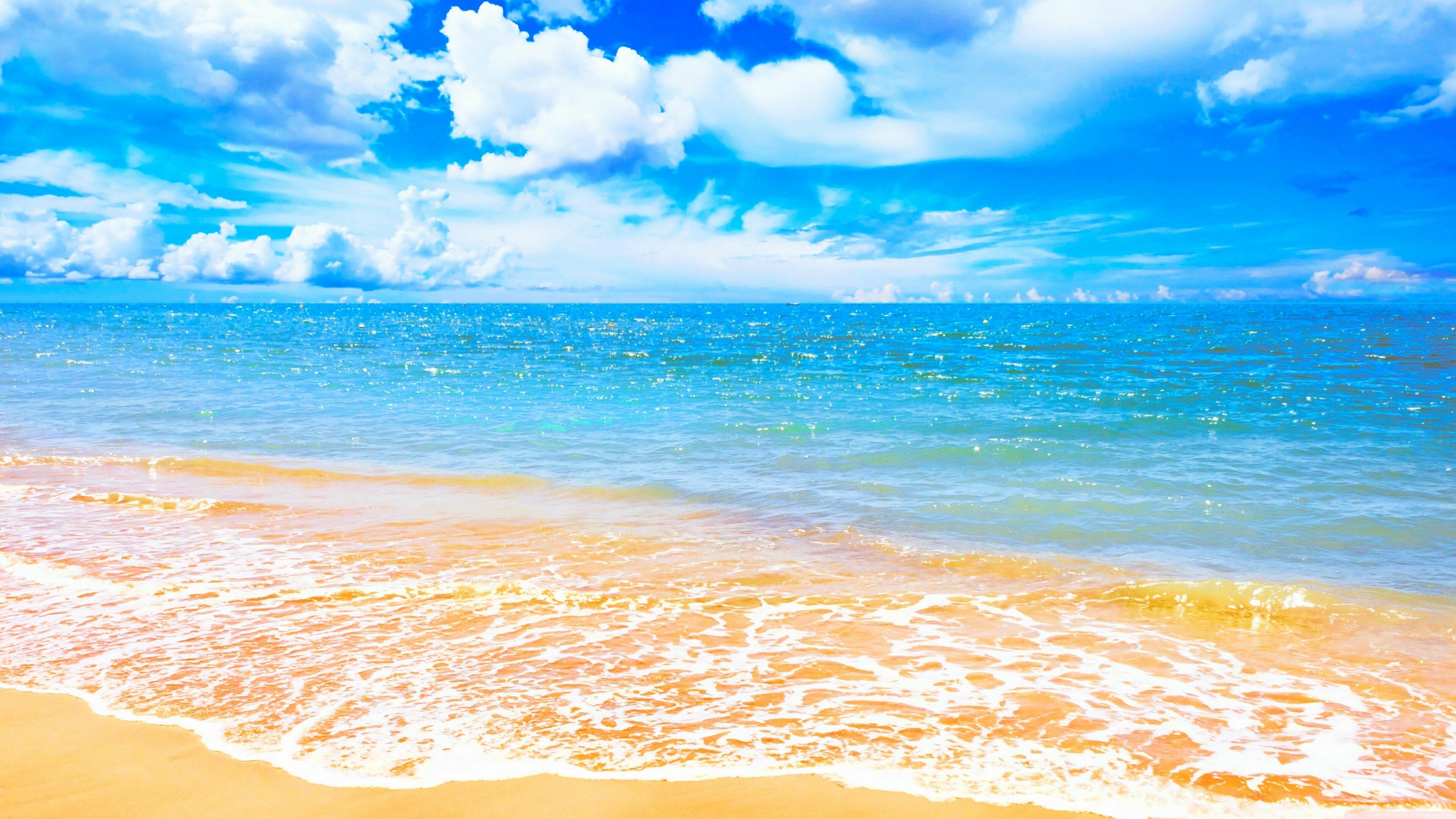 Beach, Summer Wallpaper, 3840x2160 4K Desktop