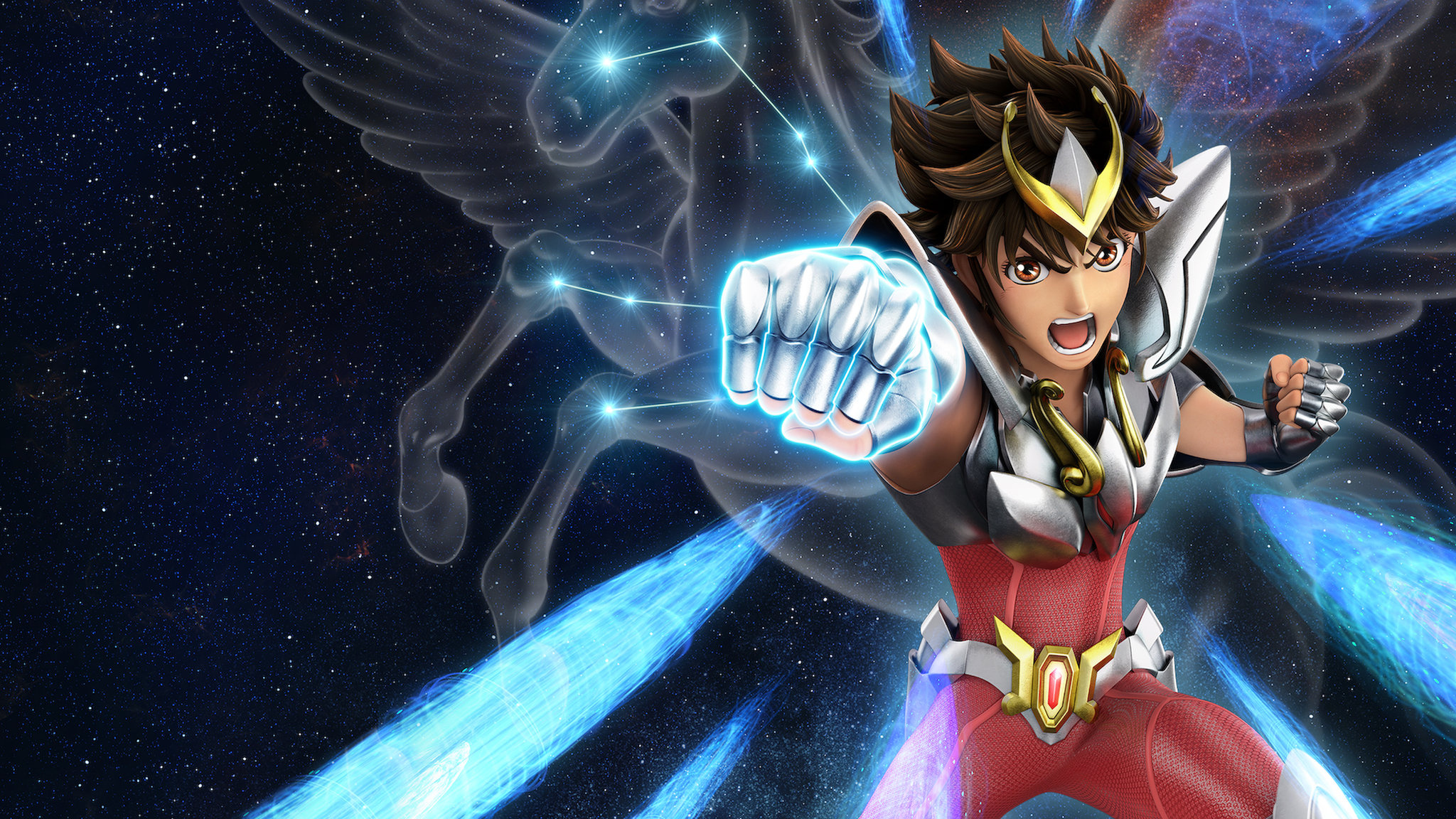 Pegasus Seiya, Pegasus Meteor Fist, Pegasus constellation, HD Desktop wallpaper