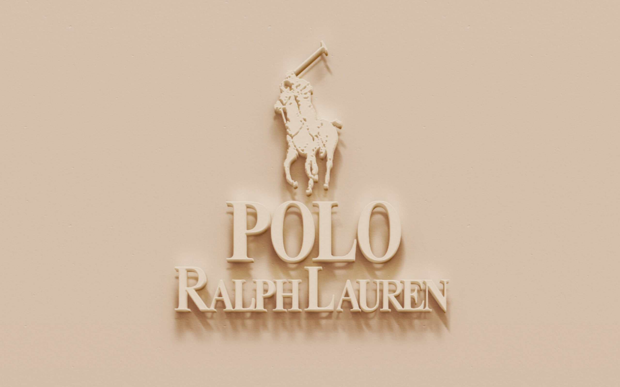 Polo Ralph Lauren logo, 3D logo design, Artistic and stylish, 2560x1600 HD Desktop