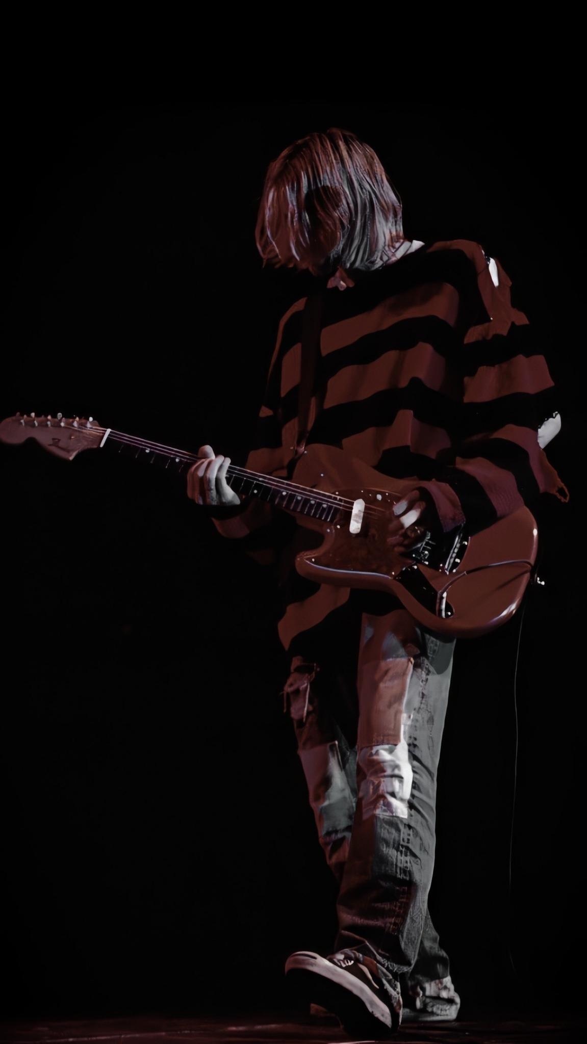 Kurt Cobain, Wallpaper for iPhone, Unique design, 1160x2050 HD Phone