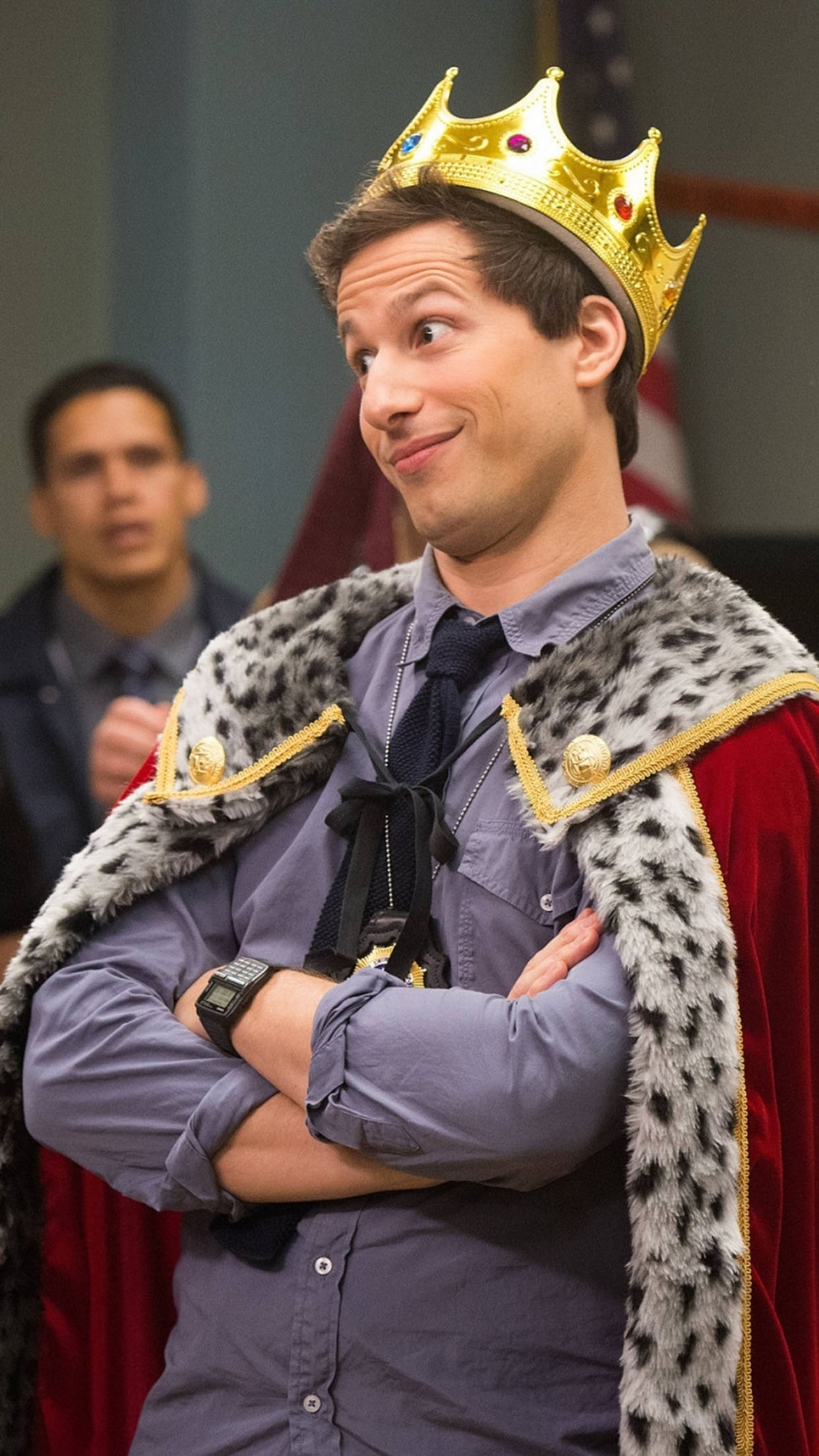 Brooklyn Nine-Nine, Andy Samberg, iPhone wallpaper, 1250x2210 HD Phone