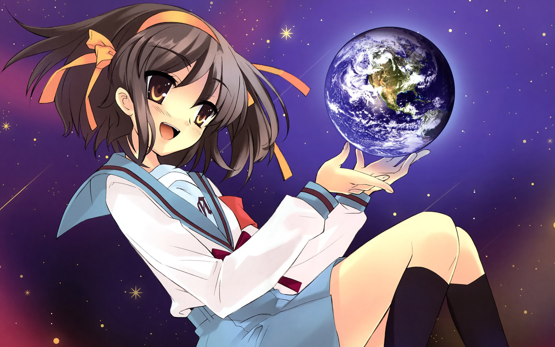 The Melancholy of Haruhi Suzumiya anime, Wallpaper download, Anime aesthetic, Fan favorites, 1920x1200 HD Desktop