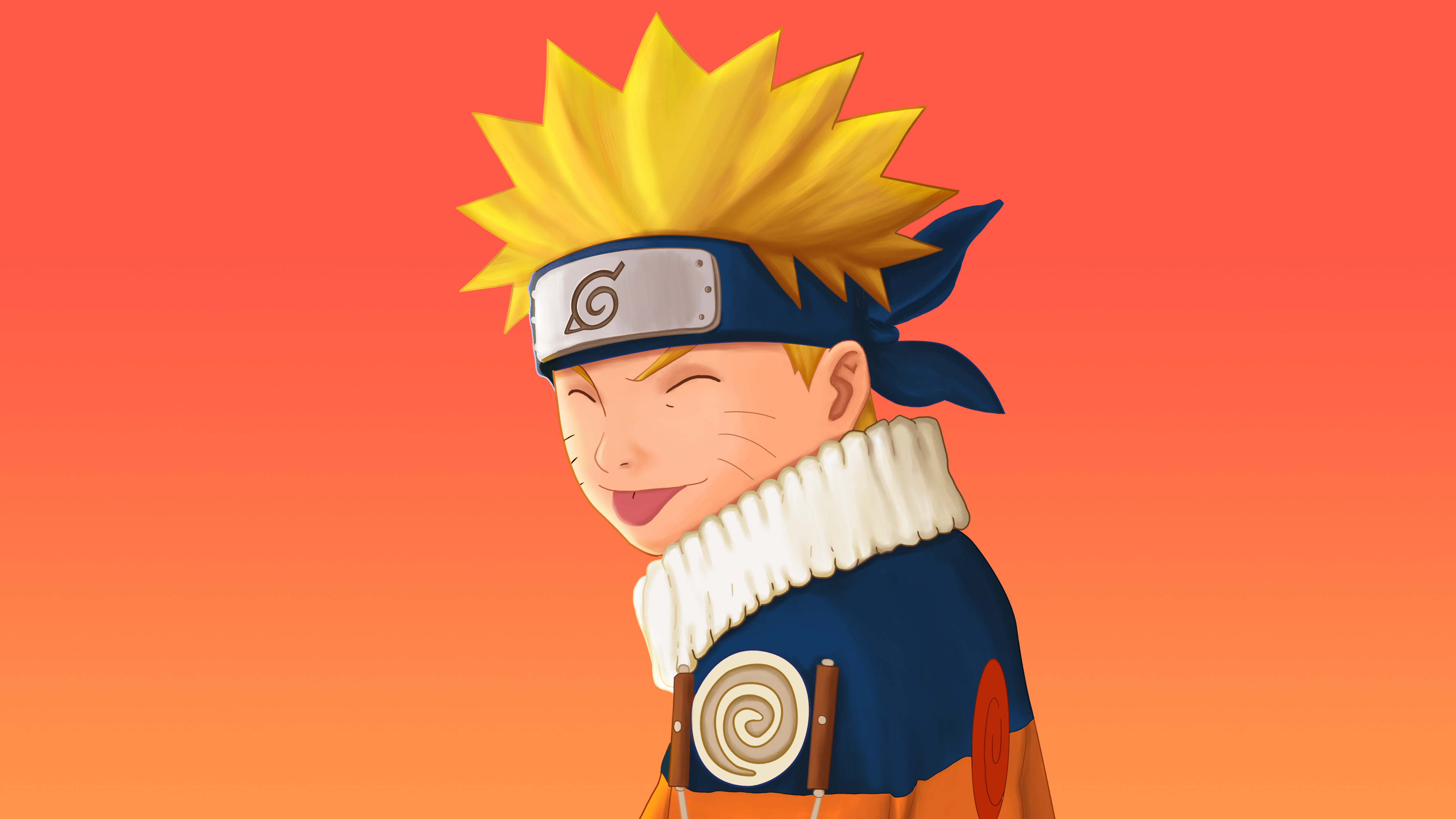 Anime Wallpaper, Naruto, Leaf Village sign, Ethan Walker, 3840x2160 4K Desktop