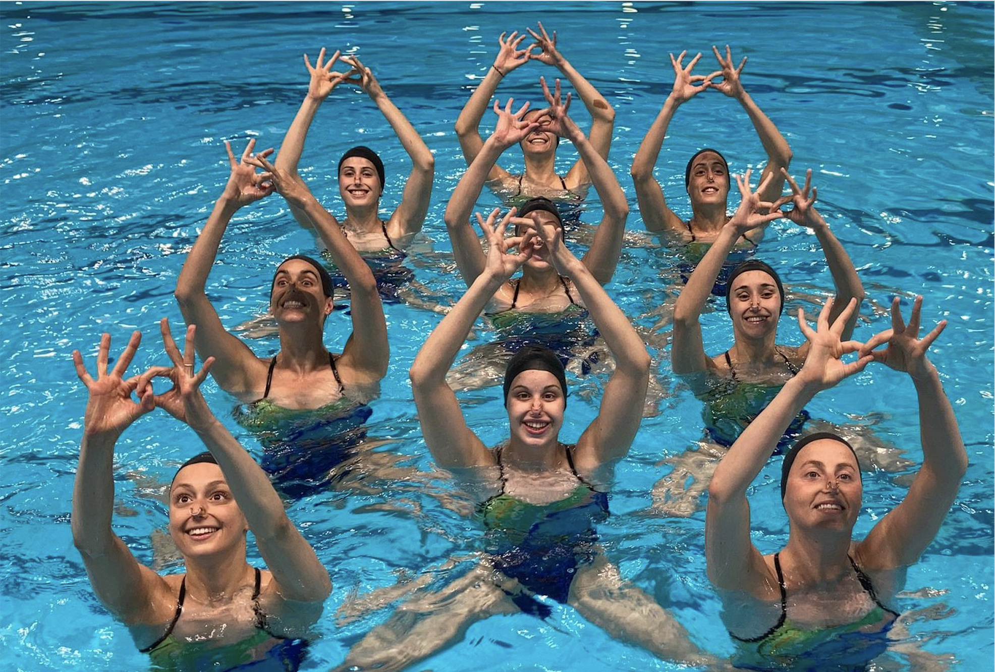 Team Spain, Synchronized Swimming Wallpaper, 1980x1340 HD Desktop