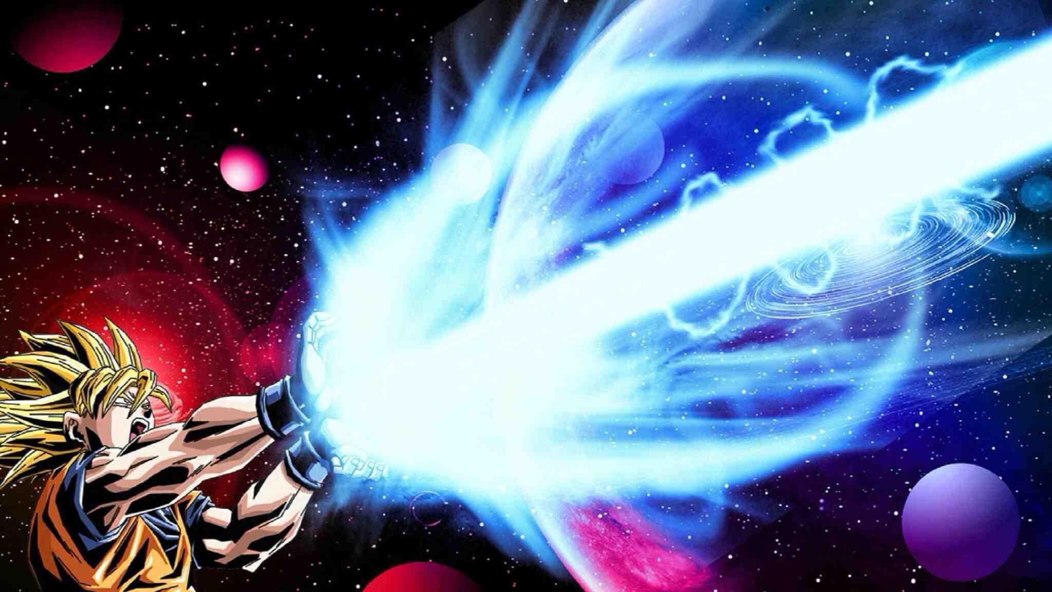 Goku, Kamehameha, Super Saiyan, Wallpapers, 2050x1160 HD Desktop