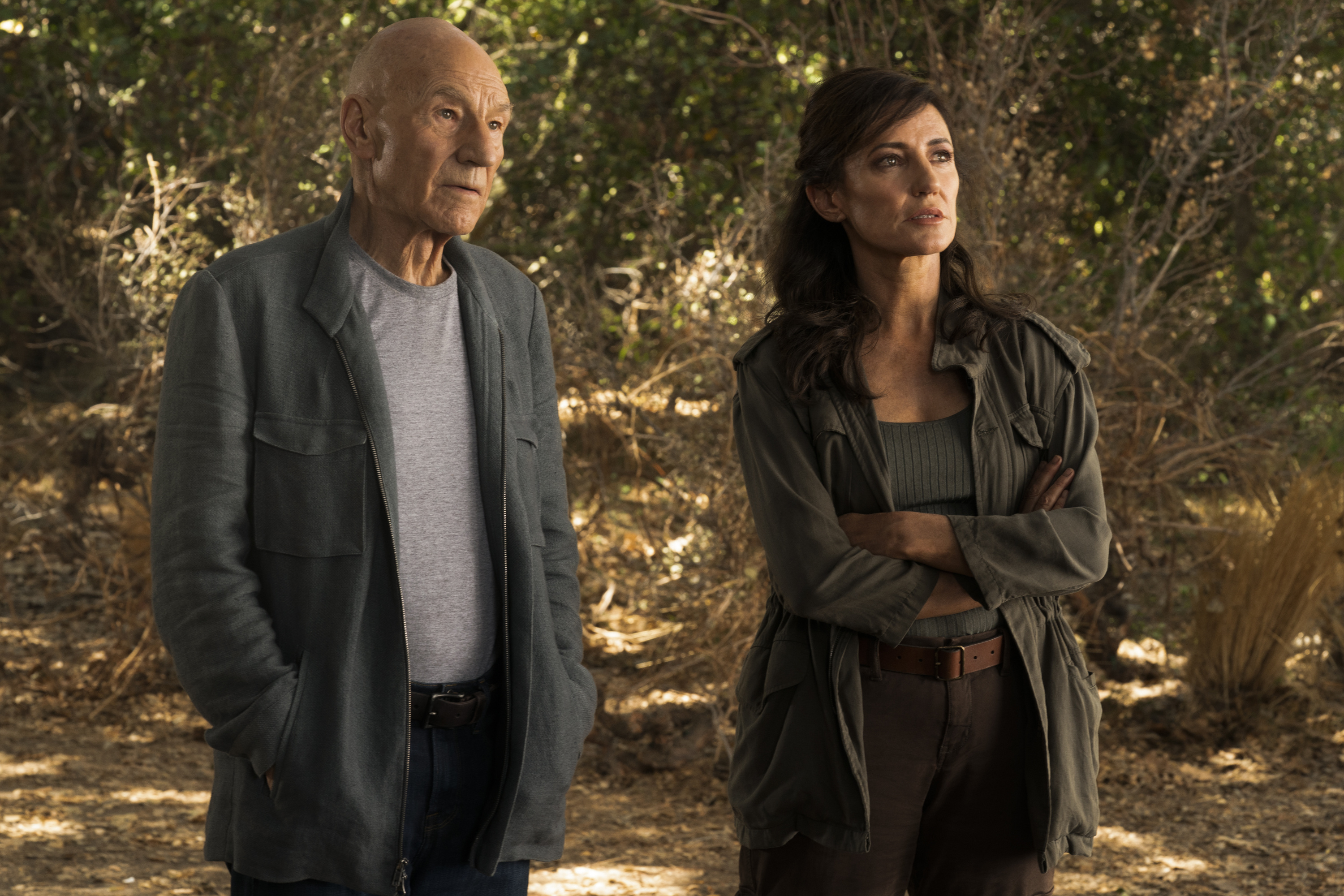 Picard and Laris, Star Trek: Picard (TV Series) Wallpaper, 3000x2000 HD Desktop