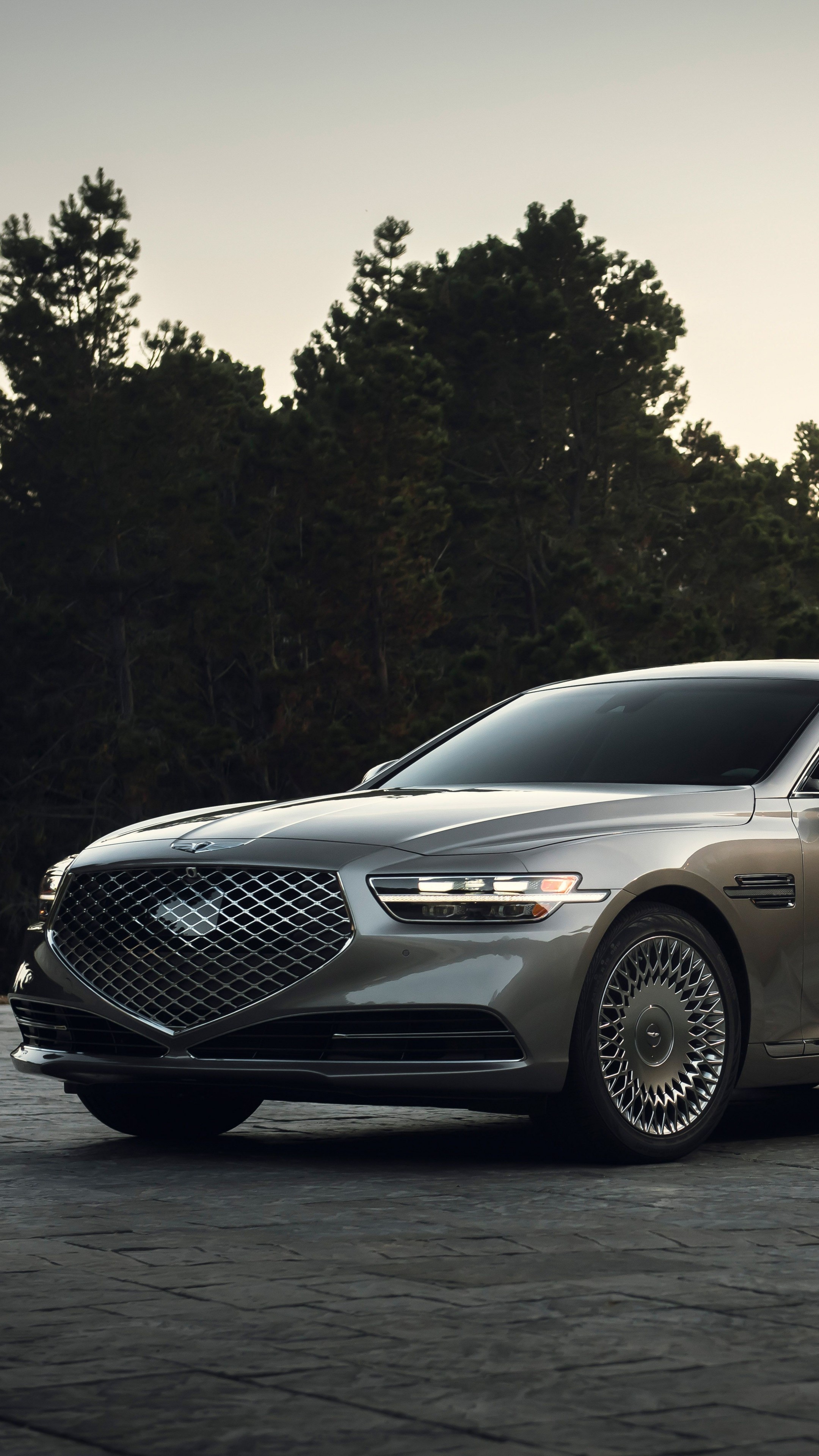 Genesis G90 2020, Luxury Cars, HD Wallpapers, 2160x3840 4K Phone