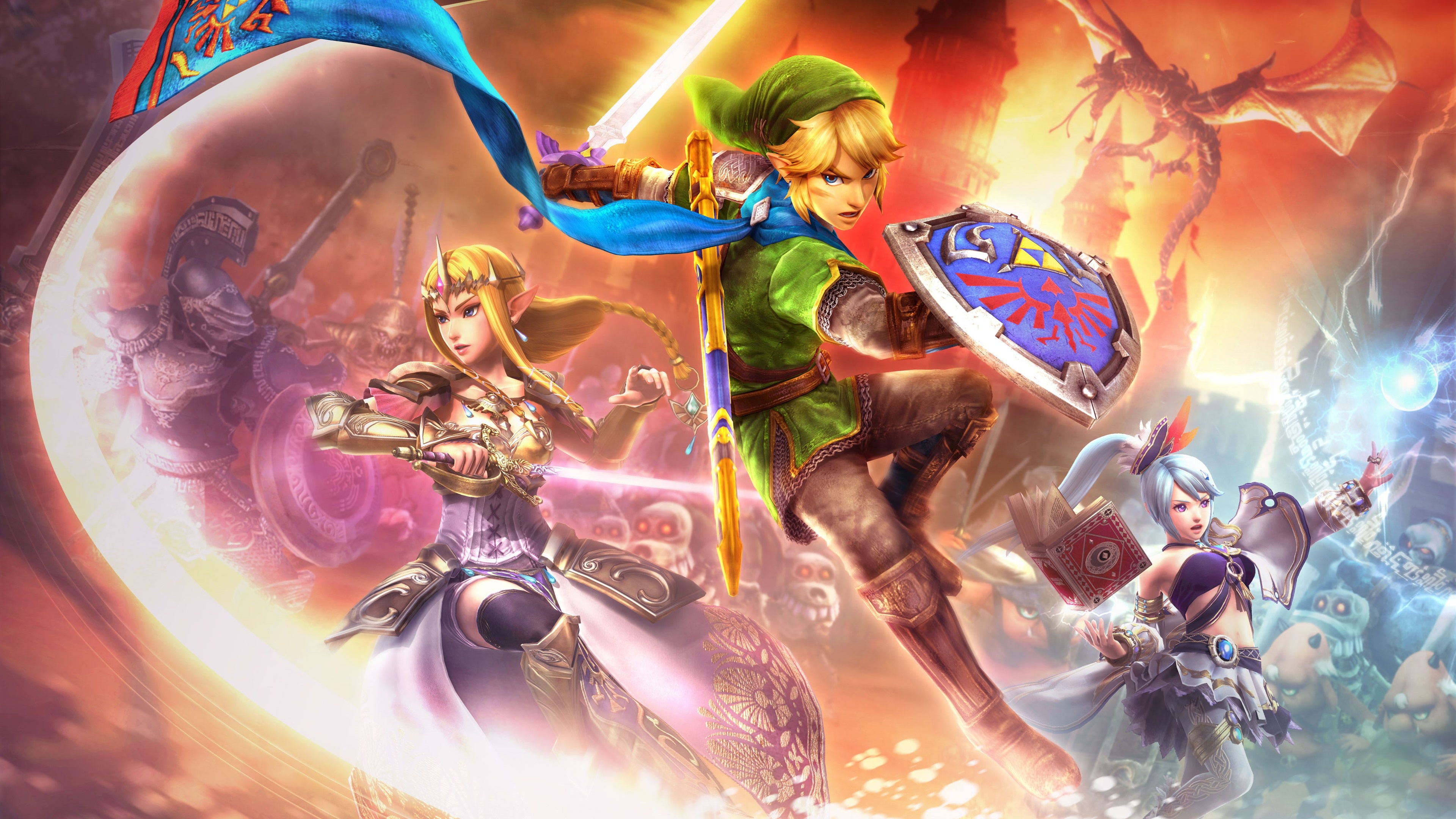 Hyrule Warriors, Zelda Wallpaper, 3840x2160 4K Desktop