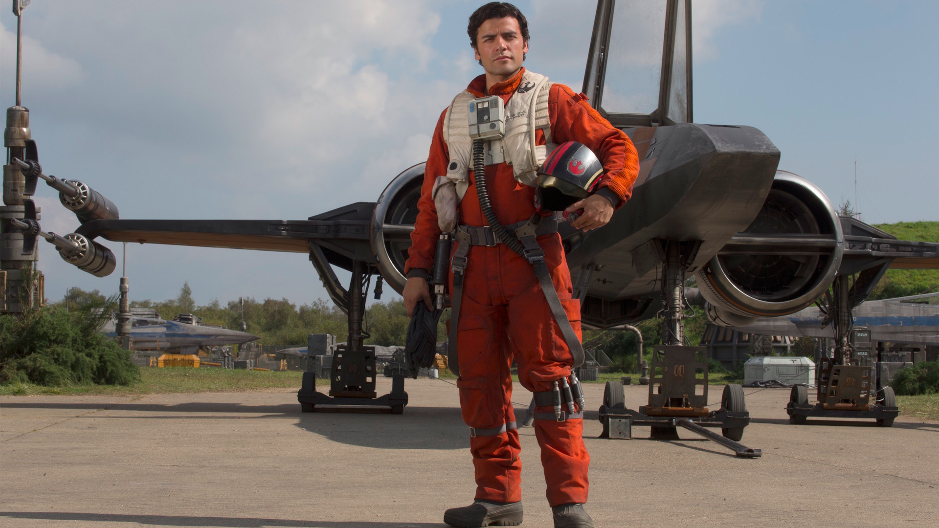 Poe Dameron, The Force Awakens, Bonus clip, Film resurrection, 1920x1080 Full HD Desktop