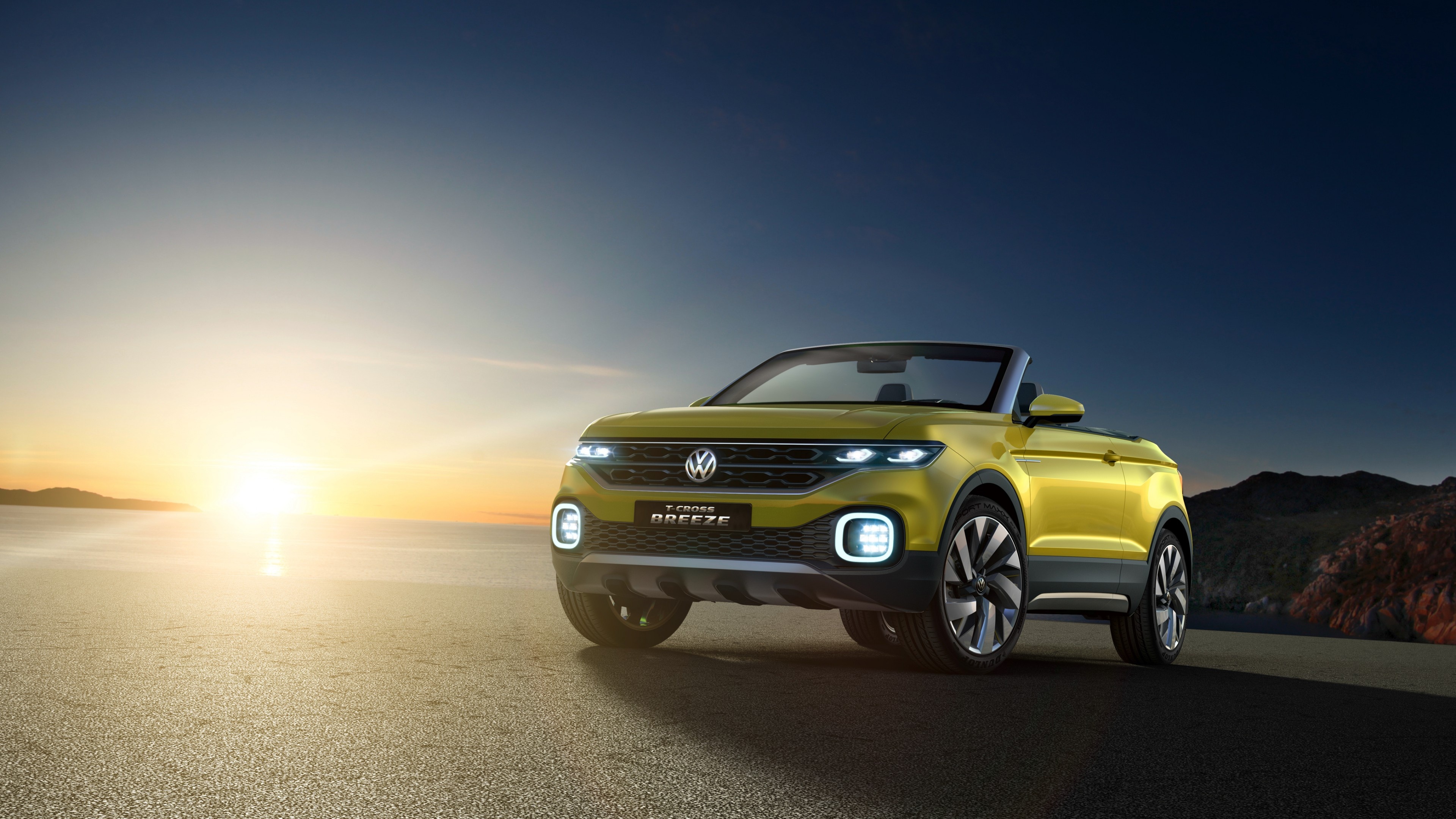 Breeze Concept, Volkswagen T-Cross Wallpaper, 3840x2160 4K Desktop