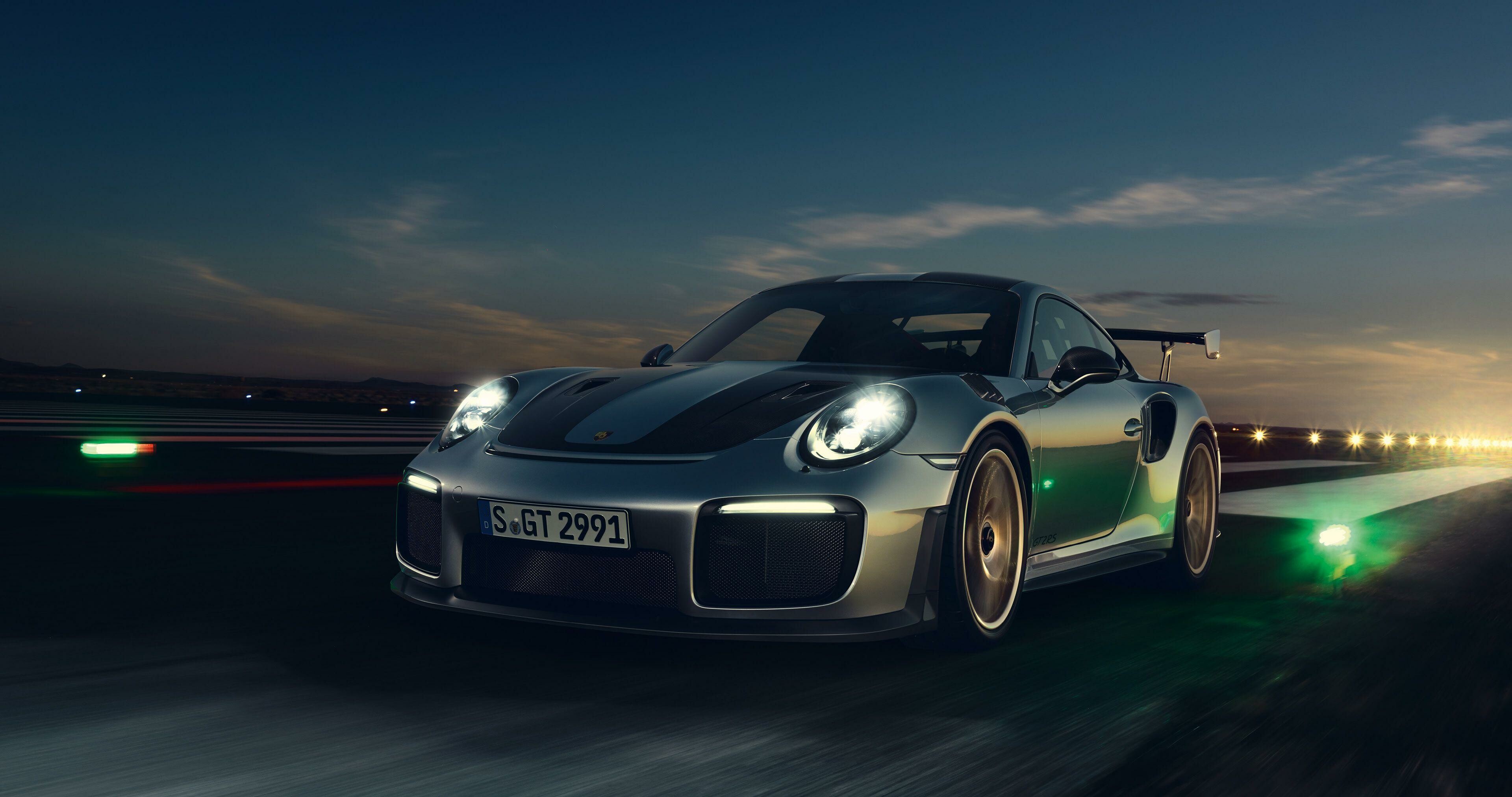 Porsche GT2 RS, Premium wallpapers, High-performance machine, 3840x2030 HD Desktop