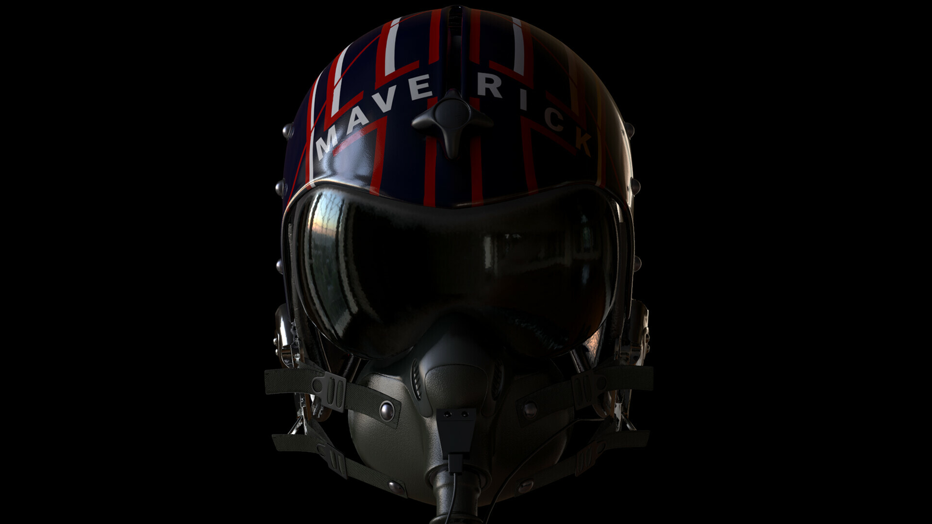 Maxence Fleury, Top Gun Maverick helmet, HGU 33P, Impressive design, 1920x1080 Full HD Desktop