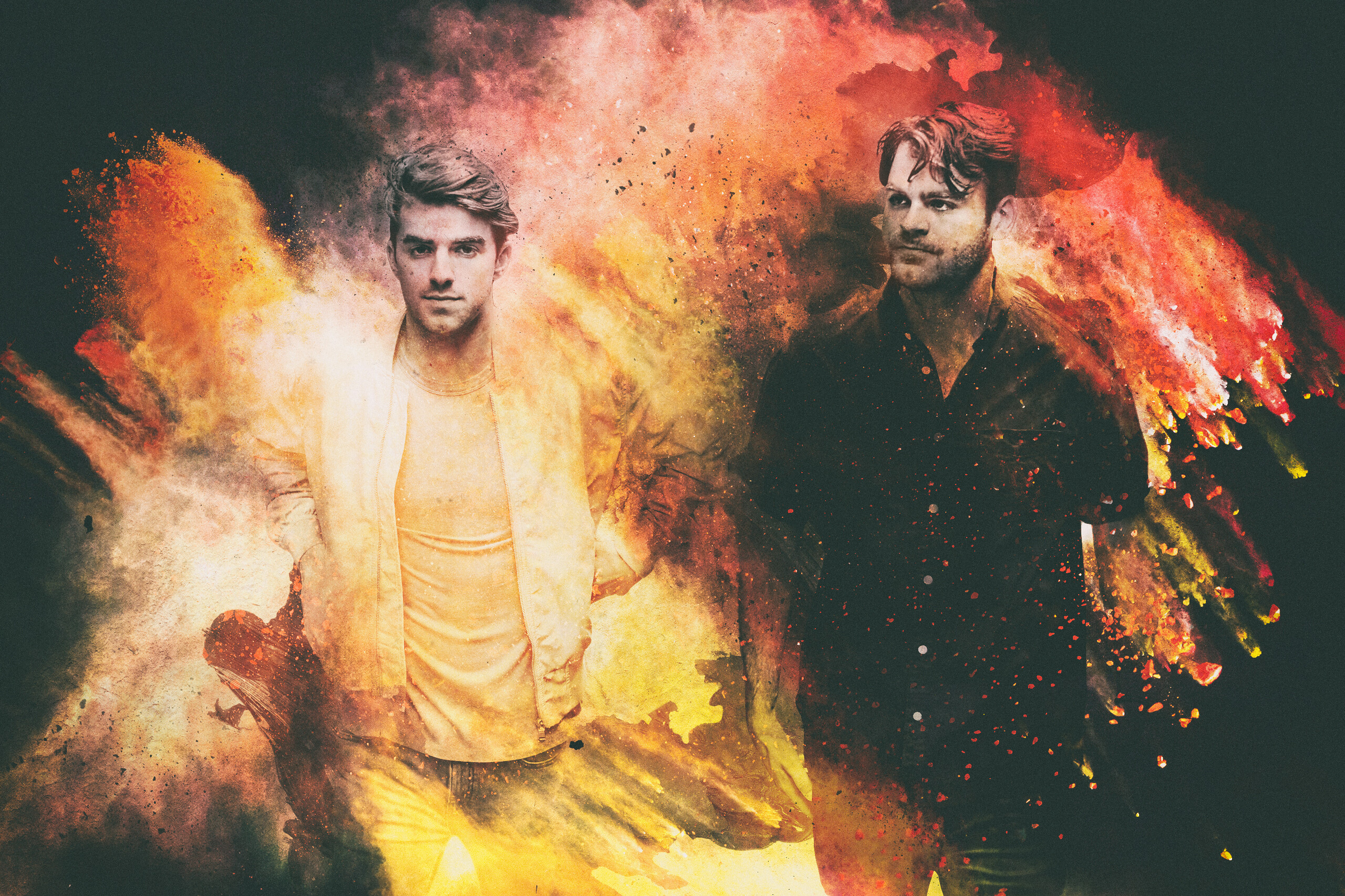 The Chainsmokers, Infectious rhythms, Dancefloor sensations, Genre-defying music, 2560x1710 HD Desktop