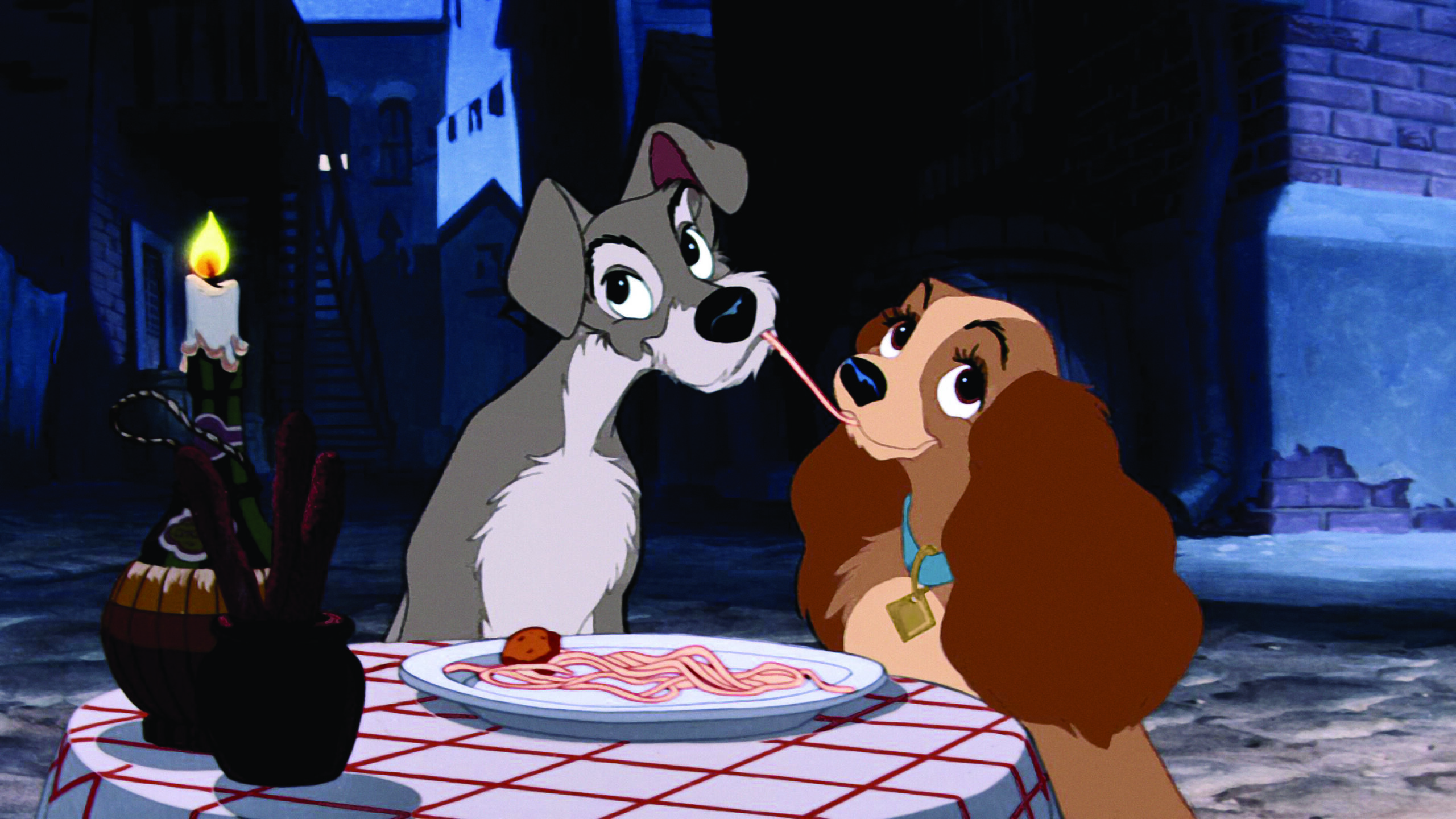 Lady and the Tramp, Susi und strolch, Diamond edition, Blu ray, 2560x1440 HD Desktop