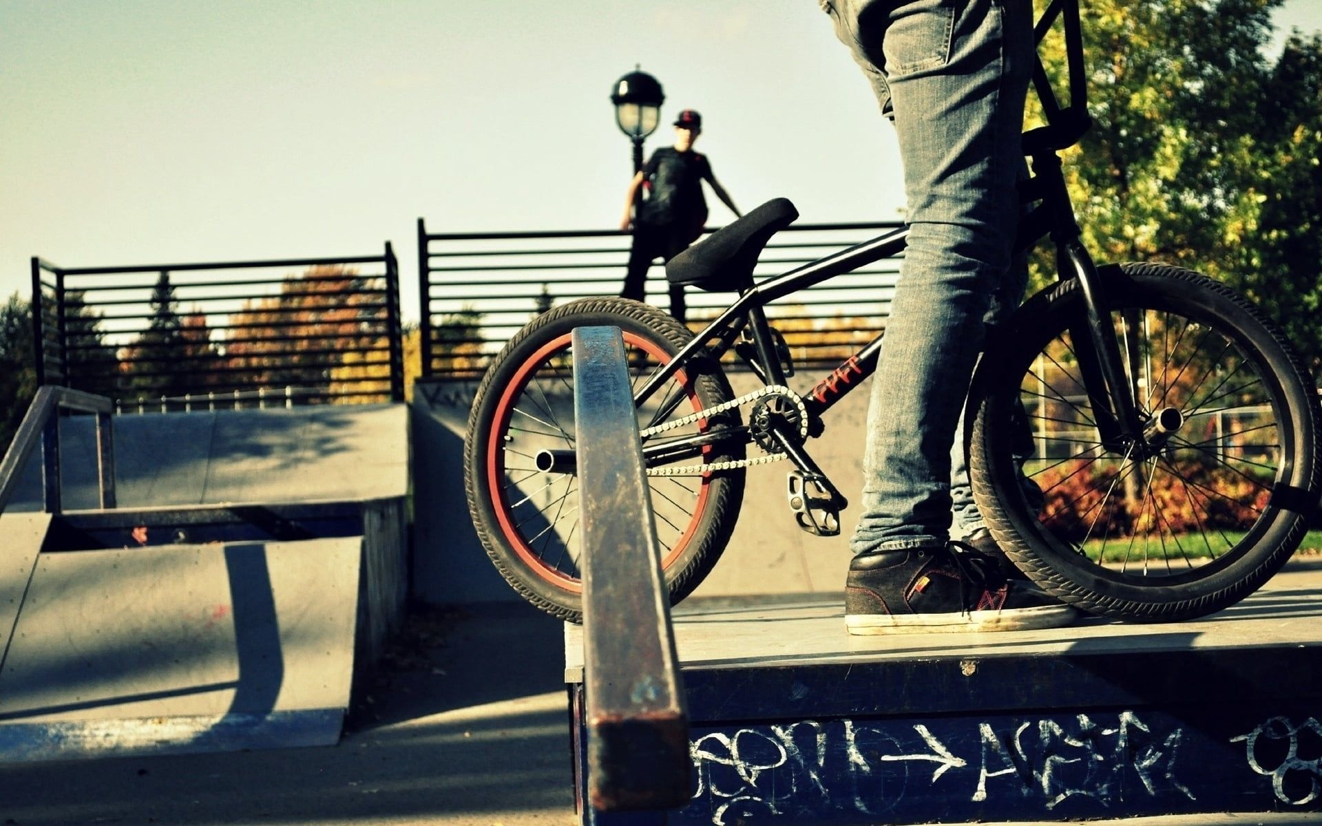 Black BMX sports, BMX bike, Wallpaper, Sports, 1920x1200 HD Desktop