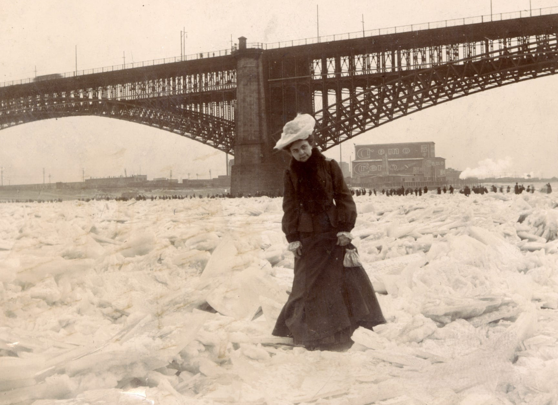 The Mississippi River, St. Louis, Frozen, Party, 1920x1400 HD Desktop