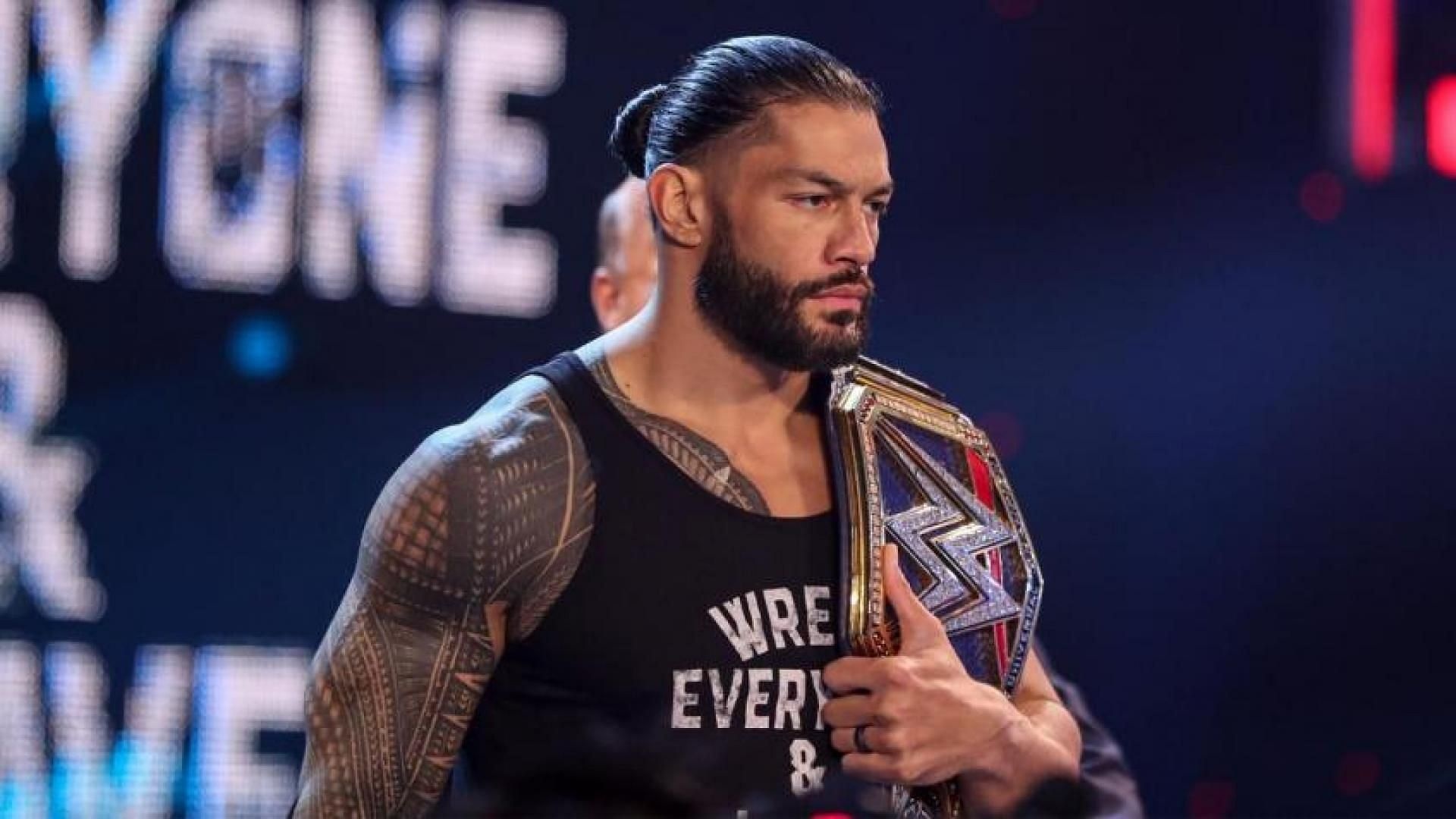 Roman Reigns, WWE Universal Championship, Samoan tribal tattoo, Full HD Desktop wallpaper