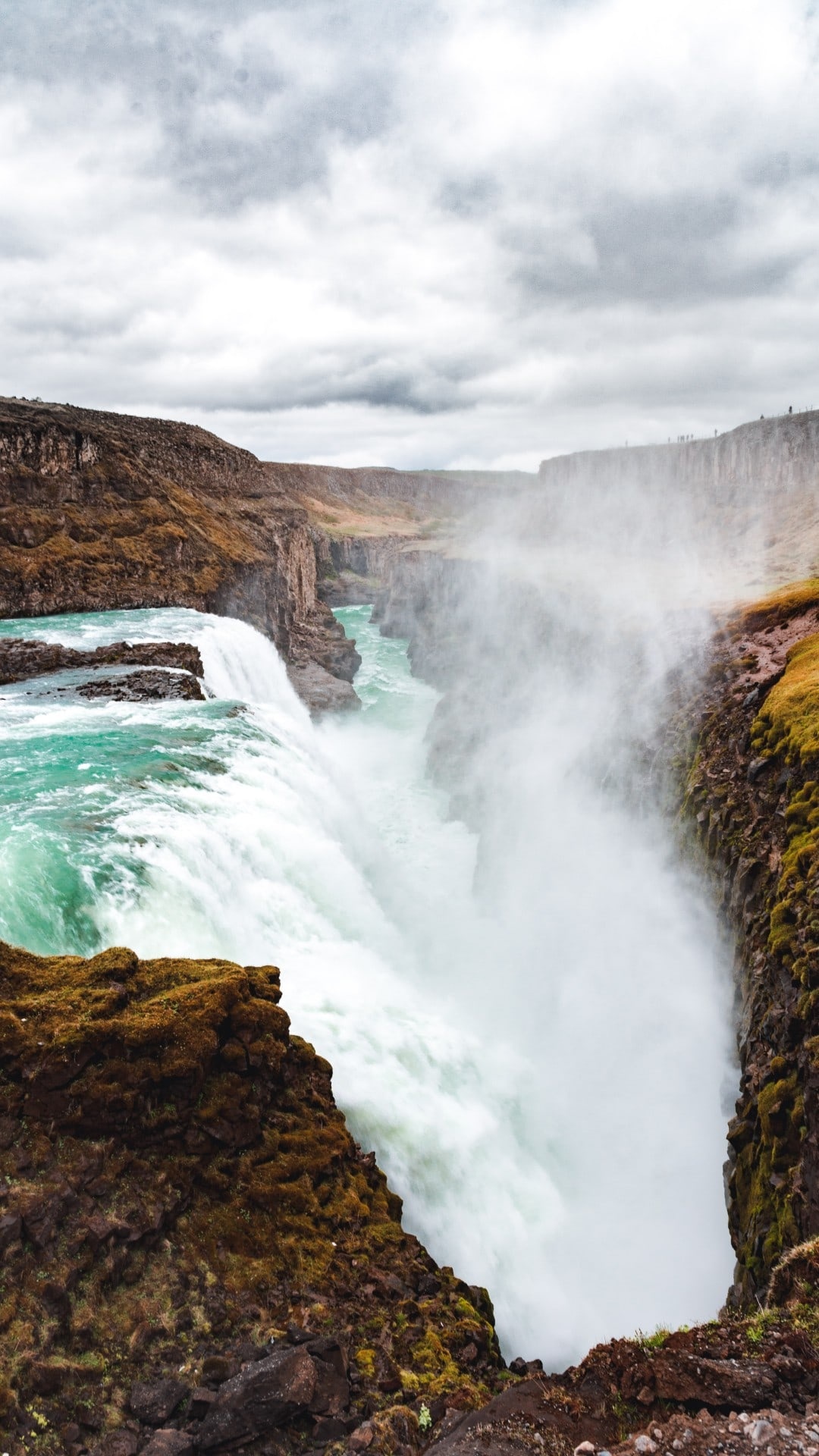 Gullfoss Waterfall, Golden Circle, Self drive trip, Buubble adventure, 1080x1920 Full HD Phone