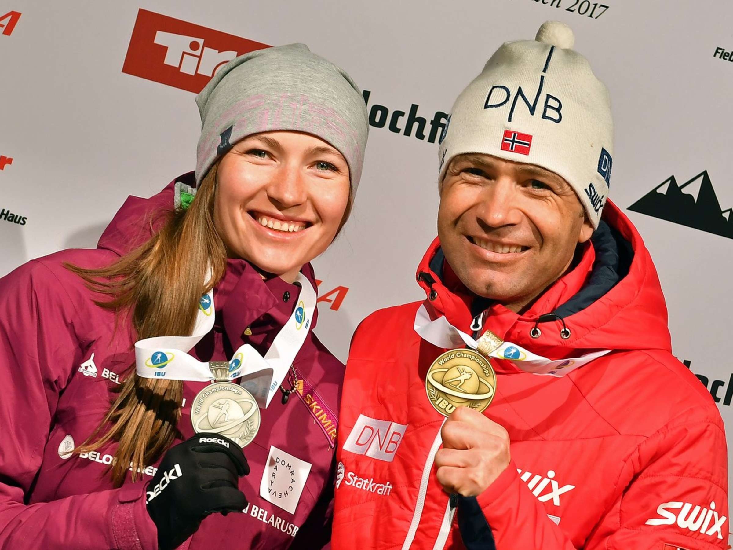 Darya Domracheva, Ole Einar Bjoerndalen Wallpaper, 2400x1800 HD Desktop