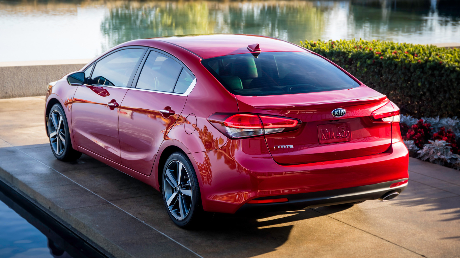 Kia Forte, Forward-thinking design, Superior performance, Impressive features, 1920x1080 Full HD Desktop