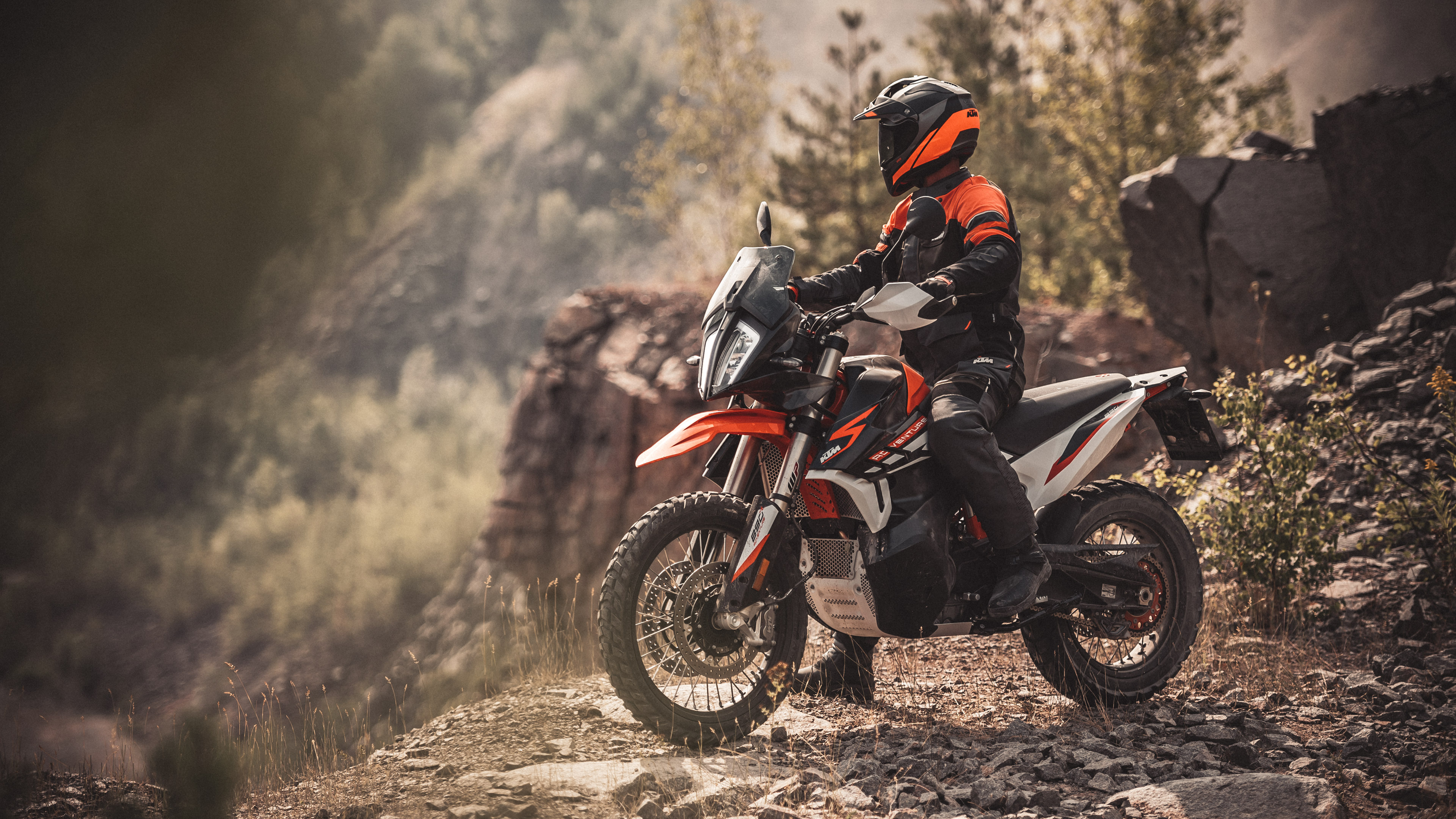 KTM 890 Adventure, R edition, Ultimate off-roader, 2021 model, 3840x2160 4K Desktop