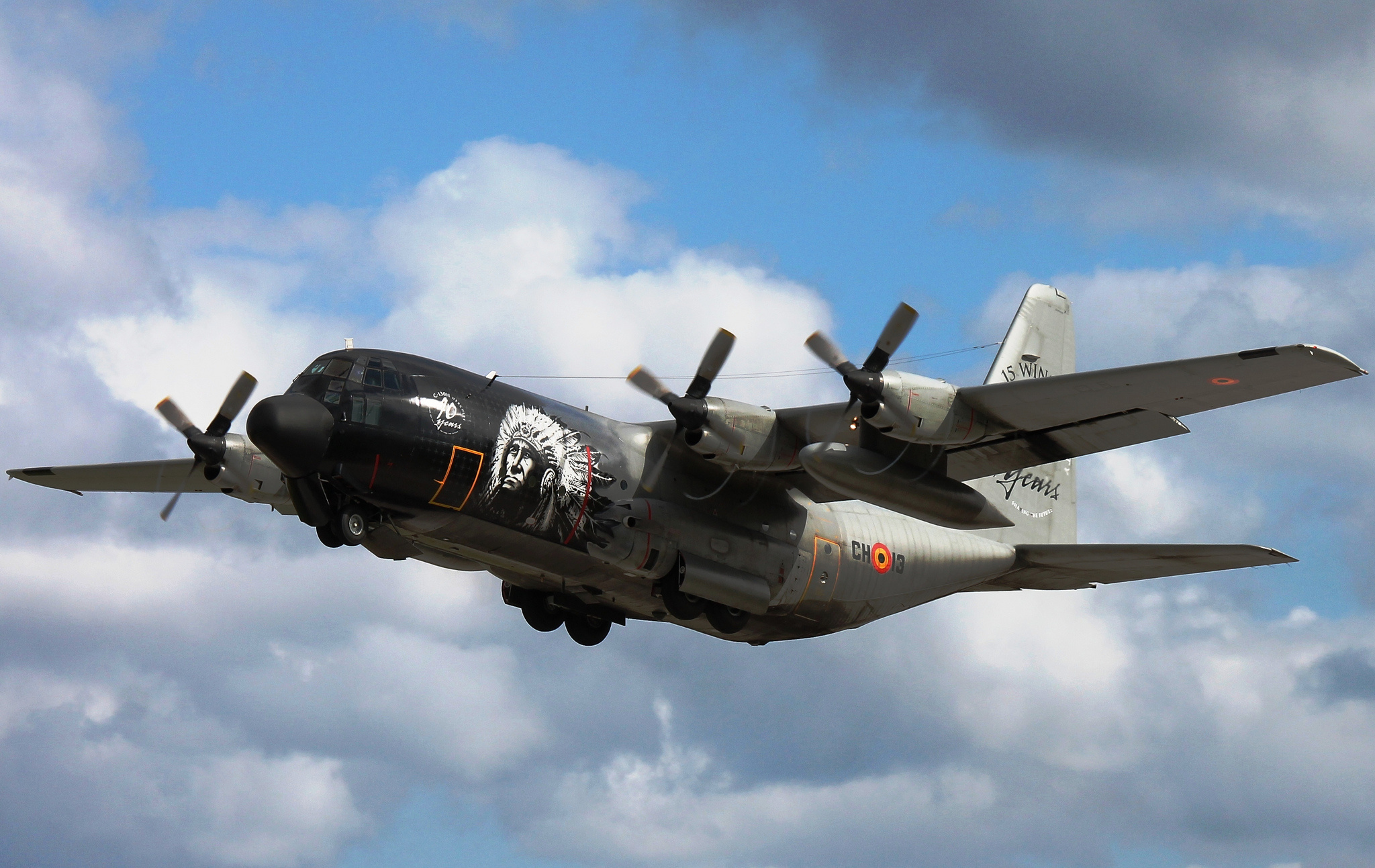 Lockheed C-130 Hercules, In-flight majesty, Sky-high adventures, Aerial dominance, 2050x1300 HD Desktop