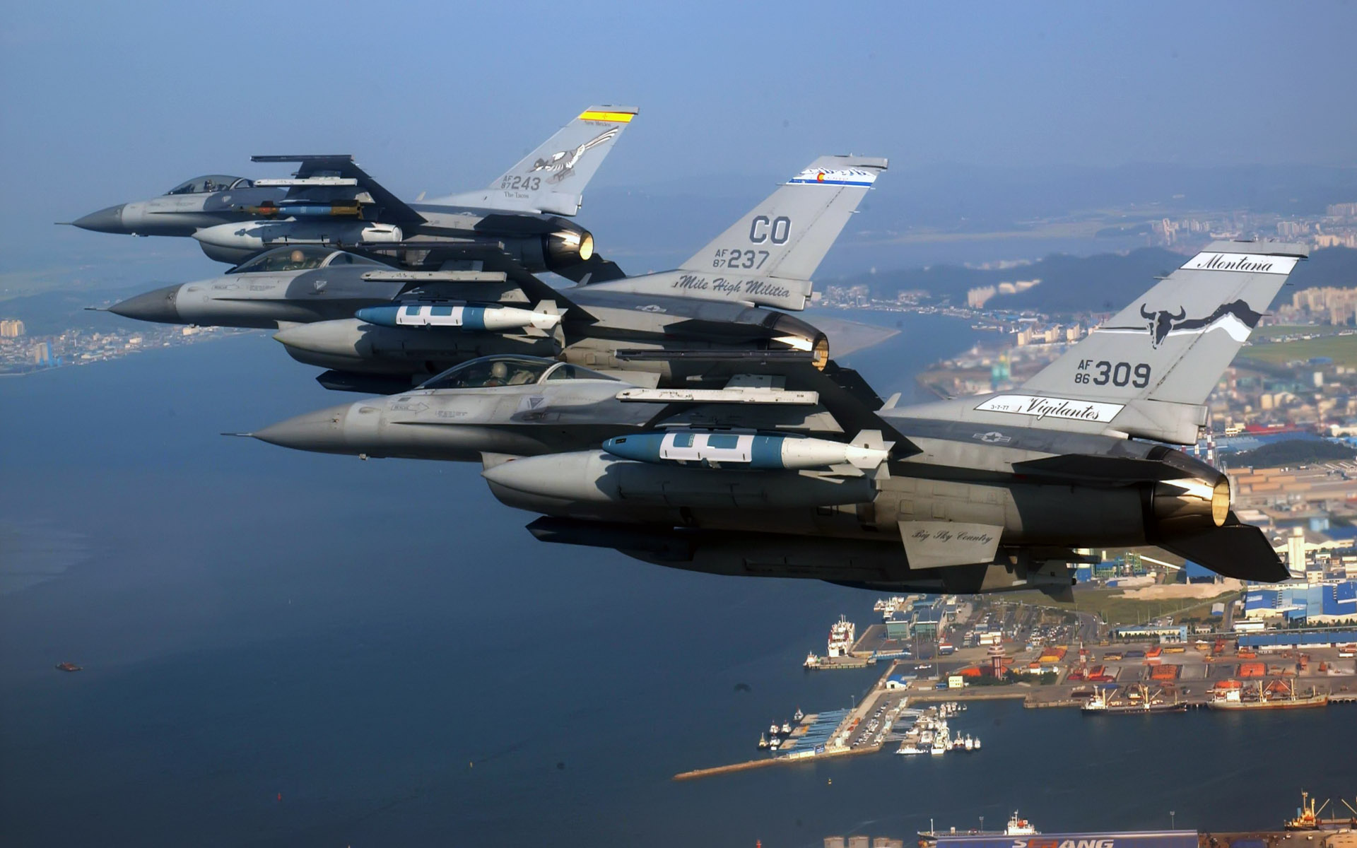 Fighting Falcon, Air National Guard, HD wallpaper, Cars, 1920x1200 HD Desktop