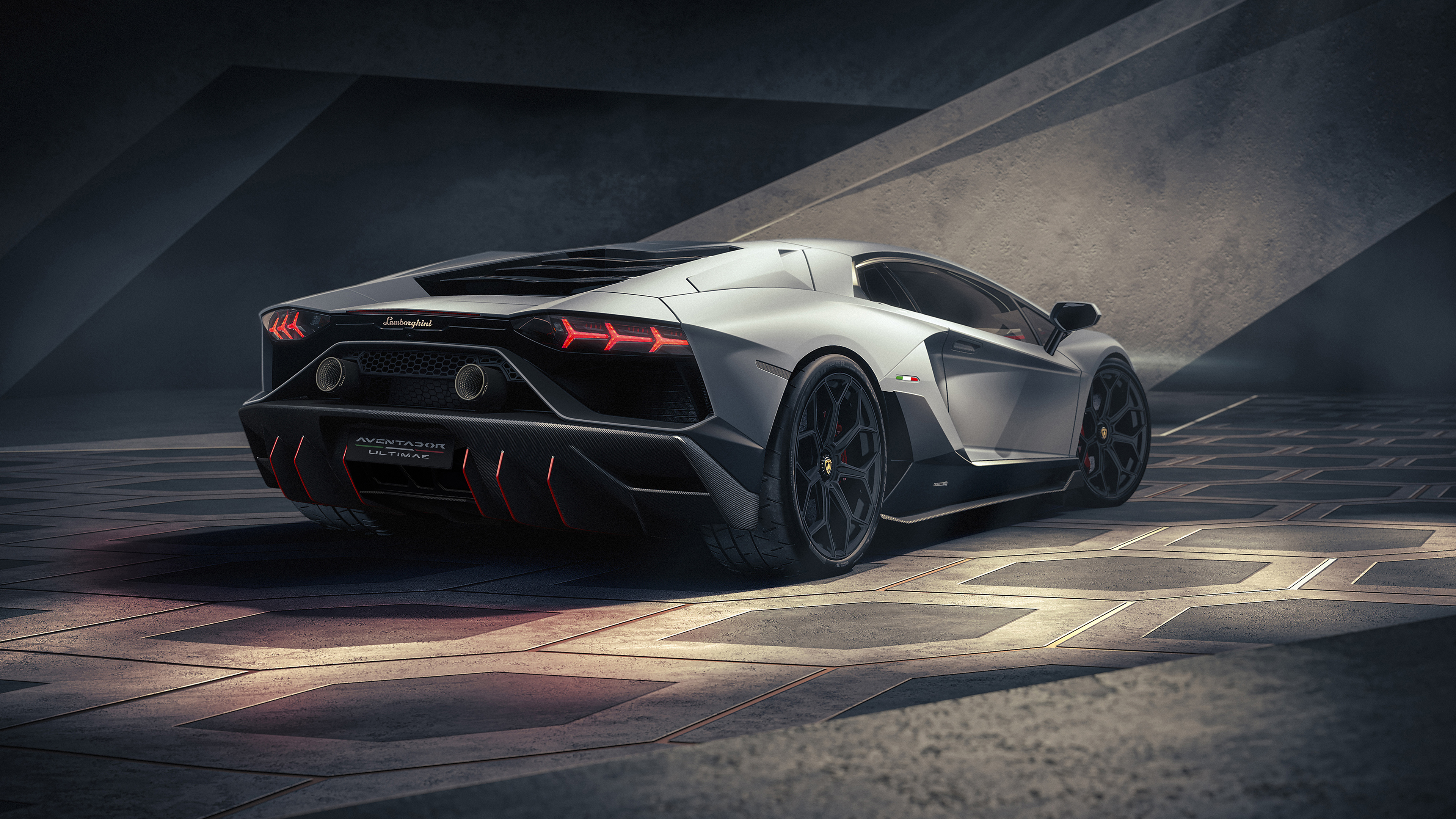LP 780-4 Rear View, LP Cars Wallpaper, 3840x2160 4K Desktop