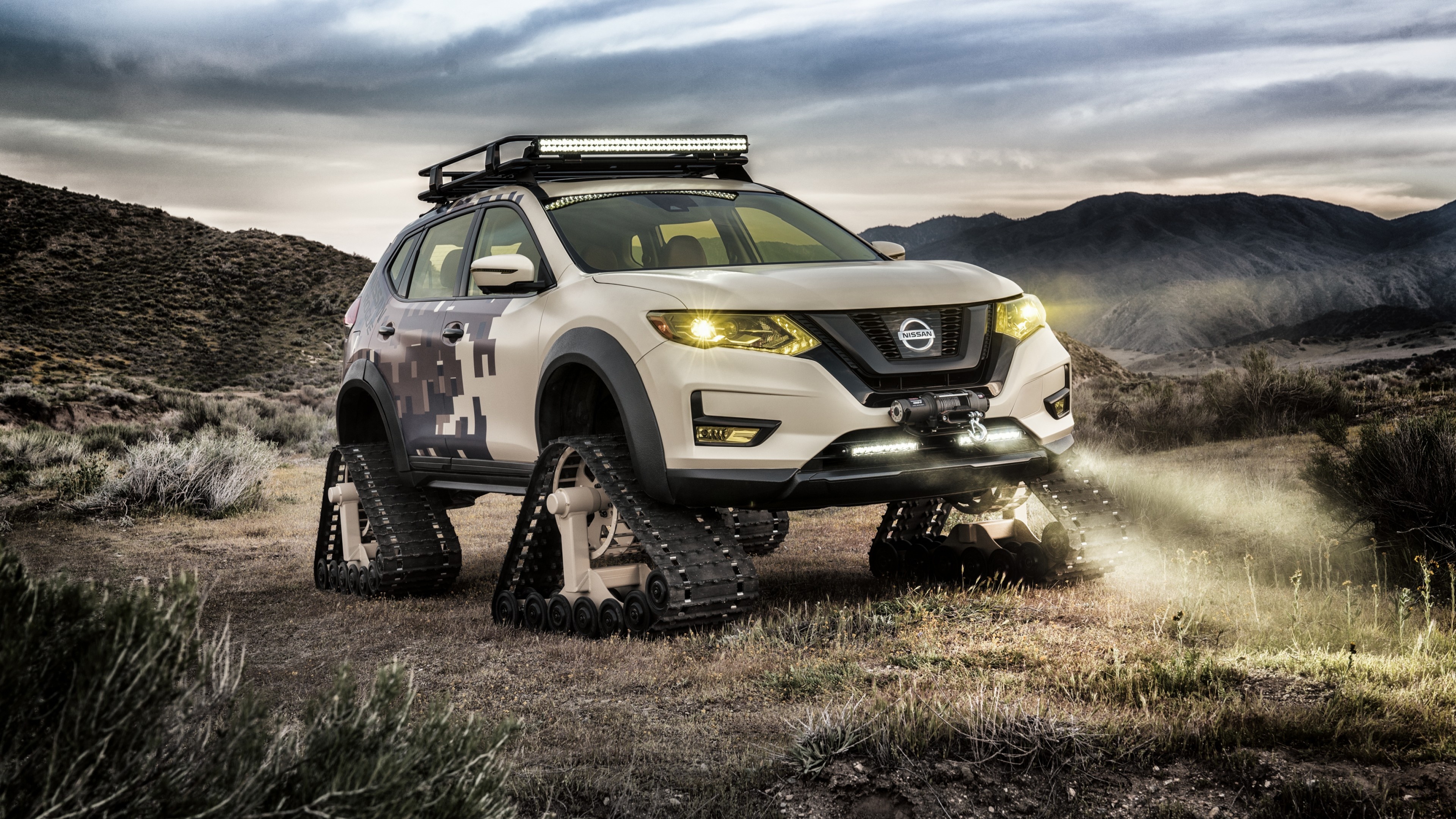 Nissan Rogue, Warrior trail concept, HD wallpaper, New York Auto Show, 3840x2160 4K Desktop