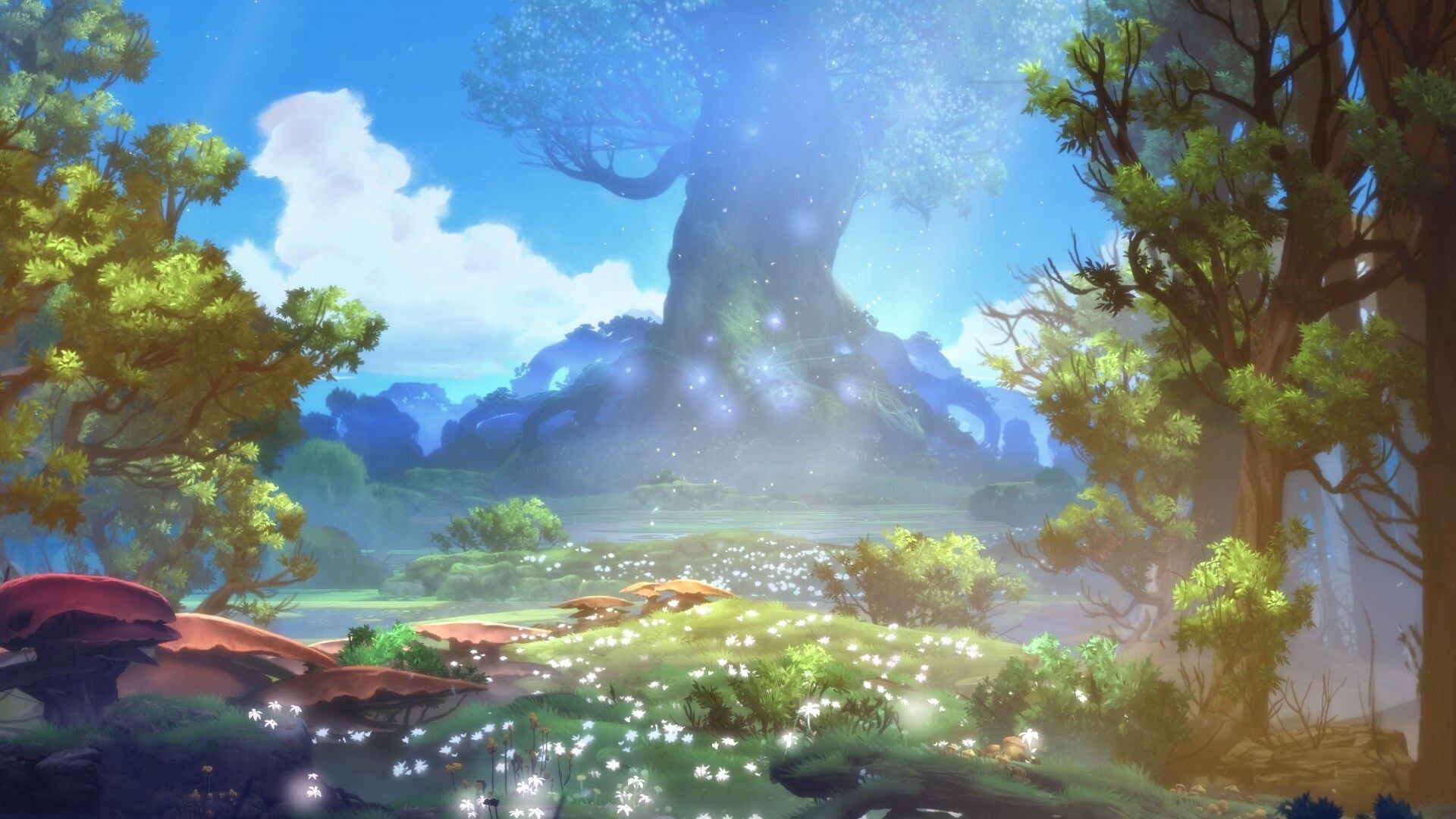 Ori and the Blind Forest, Trees Wallpaper, 1920x1080 Full HD Desktop