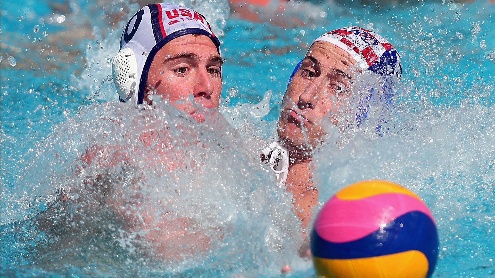 Water Polo for Desktop, Visual inspiration, Aquatic sport, High-quality images, 1920x1080 Full HD Desktop