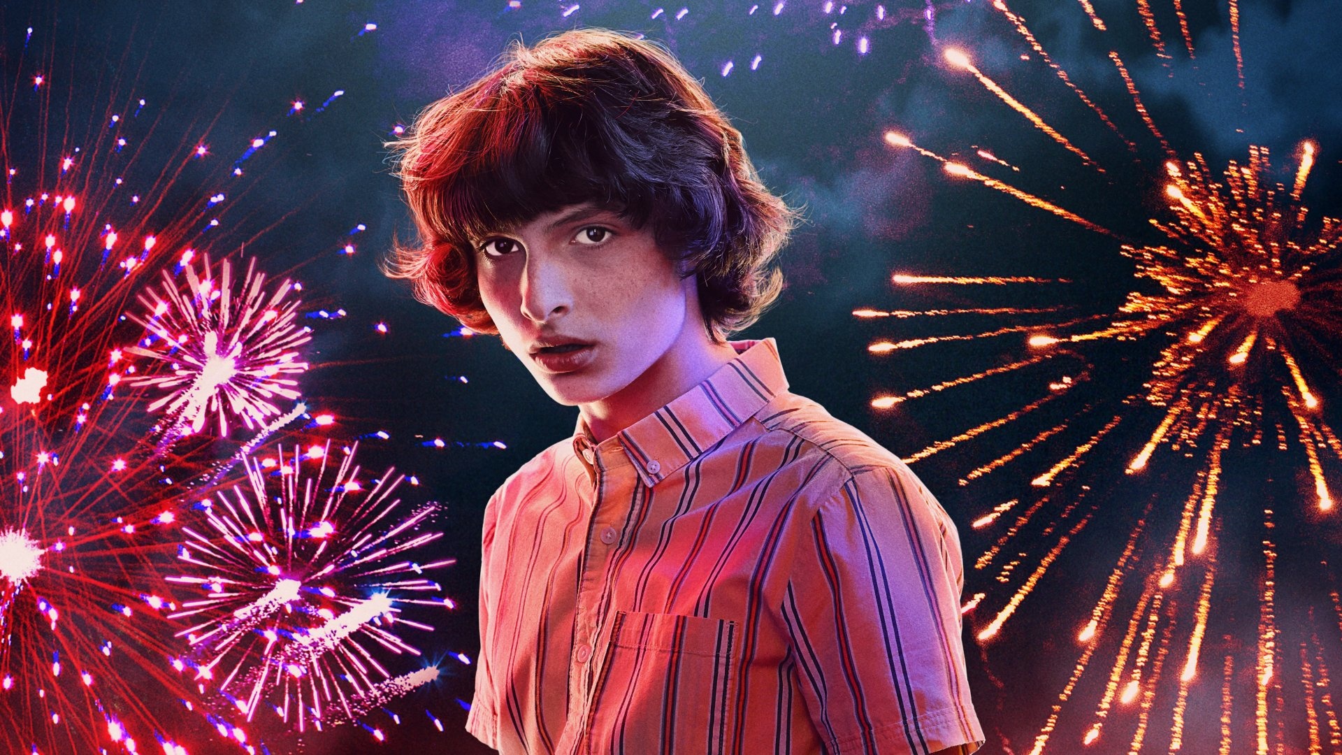 Finn Wolfhard, Laptop wallpapers, Digital artist, Fan-created designs, 1920x1080 Full HD Desktop