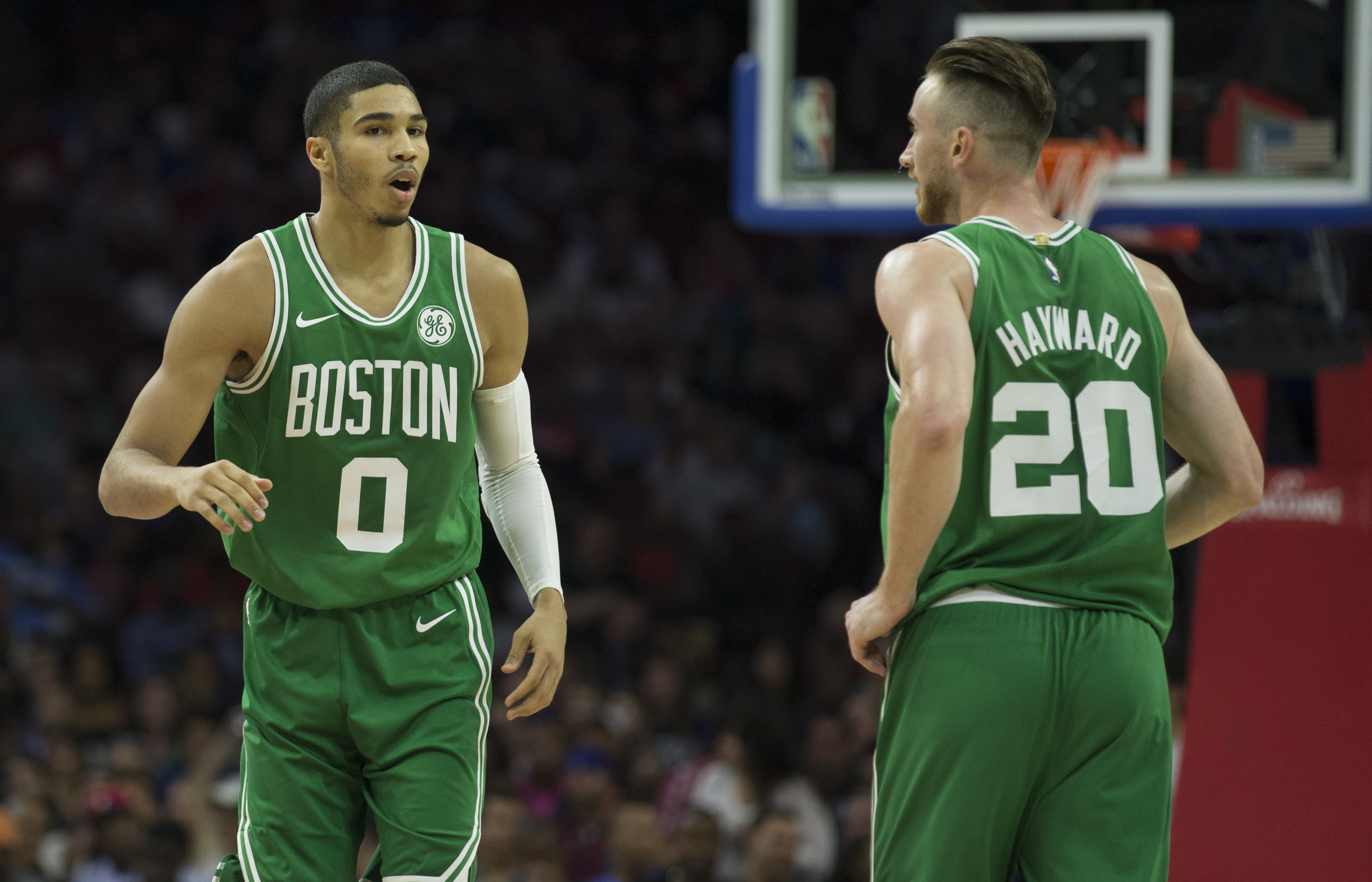 Gordon Hayward and Jayson Tatum, Boston Celtics Wallpaper, 3200x2060 HD Desktop