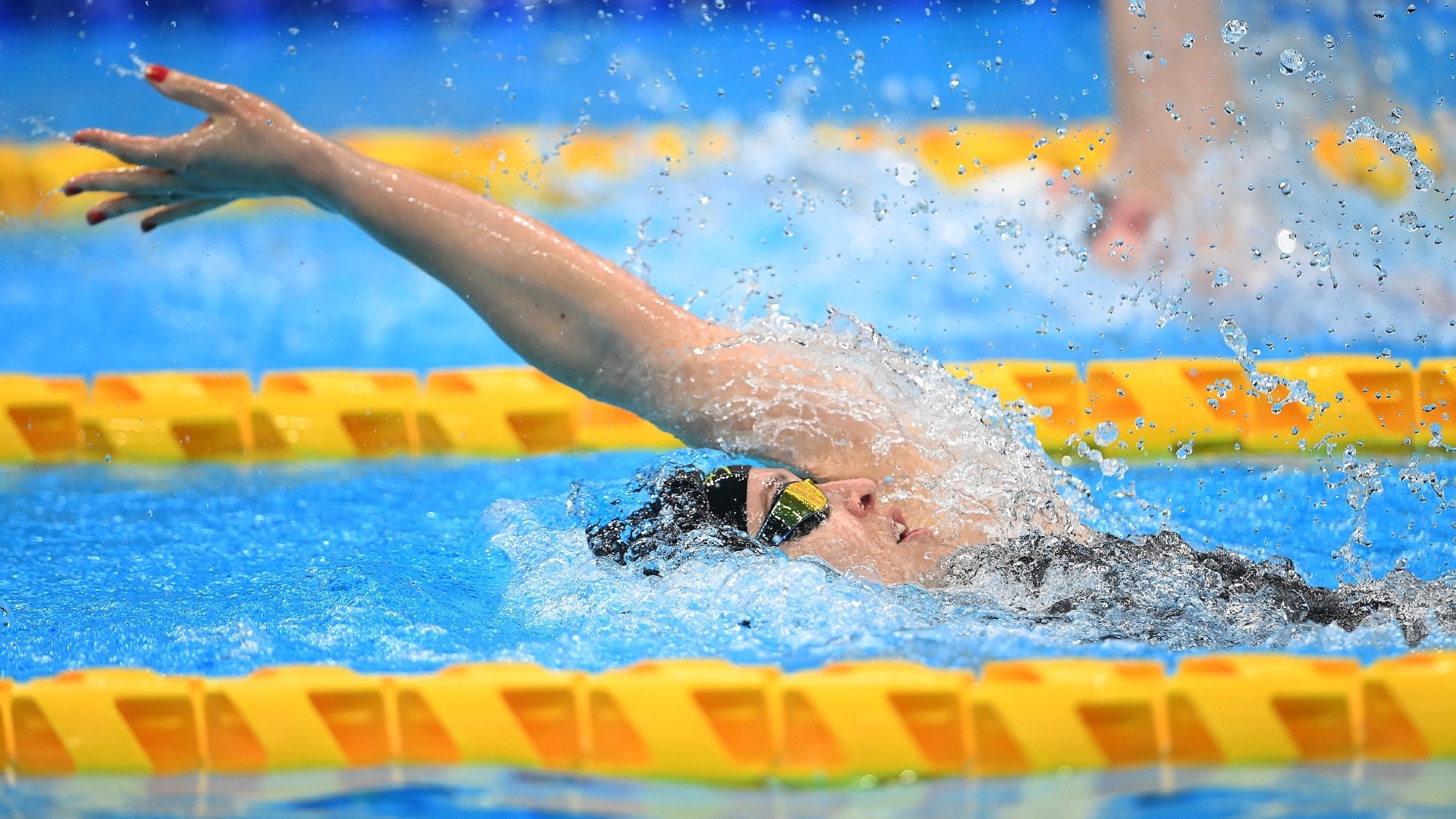 Backstroke, Pascoe wins bronze, Women's 100m backstroke, 1920x1080 Full HD Desktop