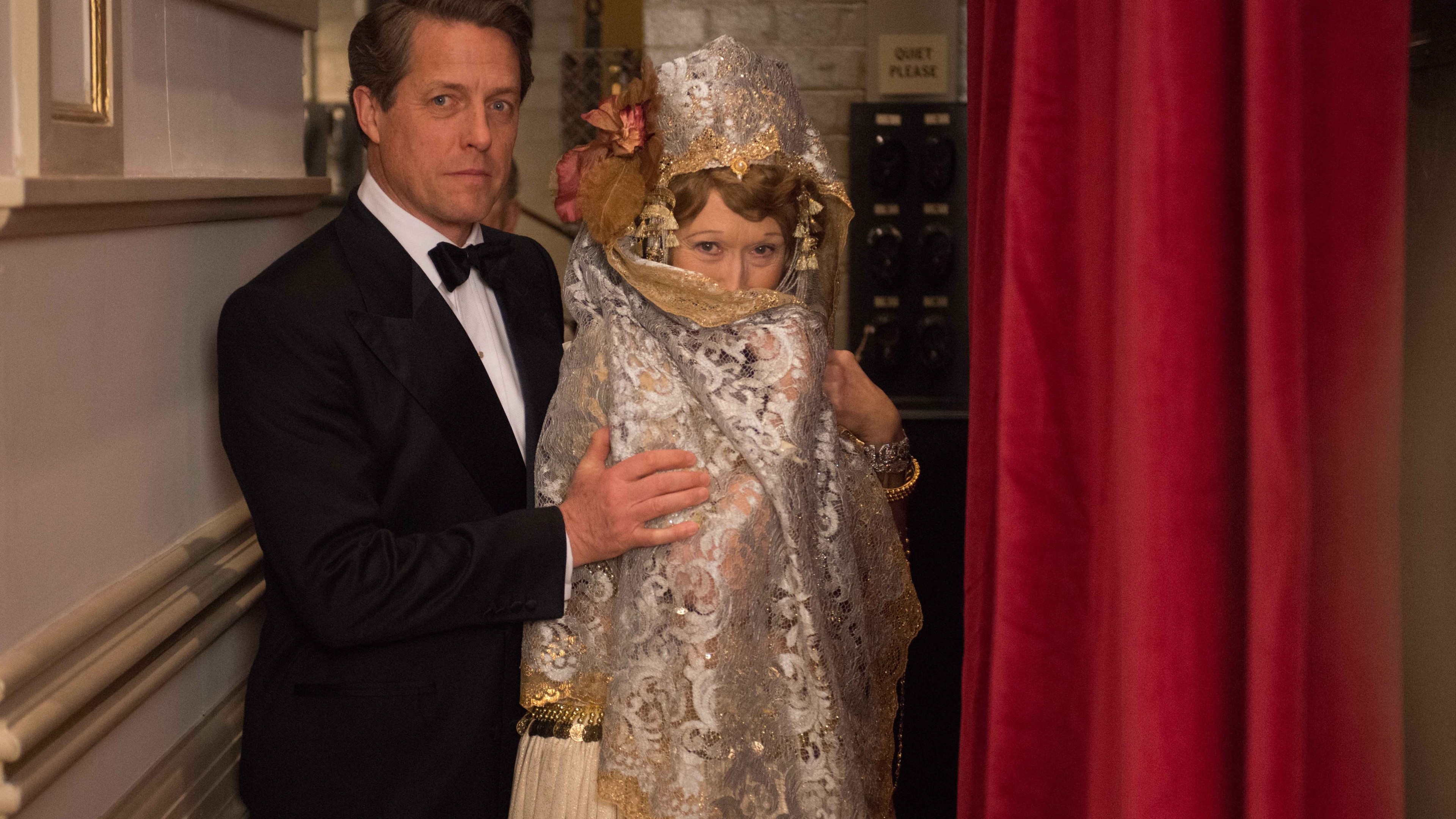 Florence Foster Jenkins, Meryl Streep, Hugh Grant, Best movies of 2016, 3840x2160 4K Desktop