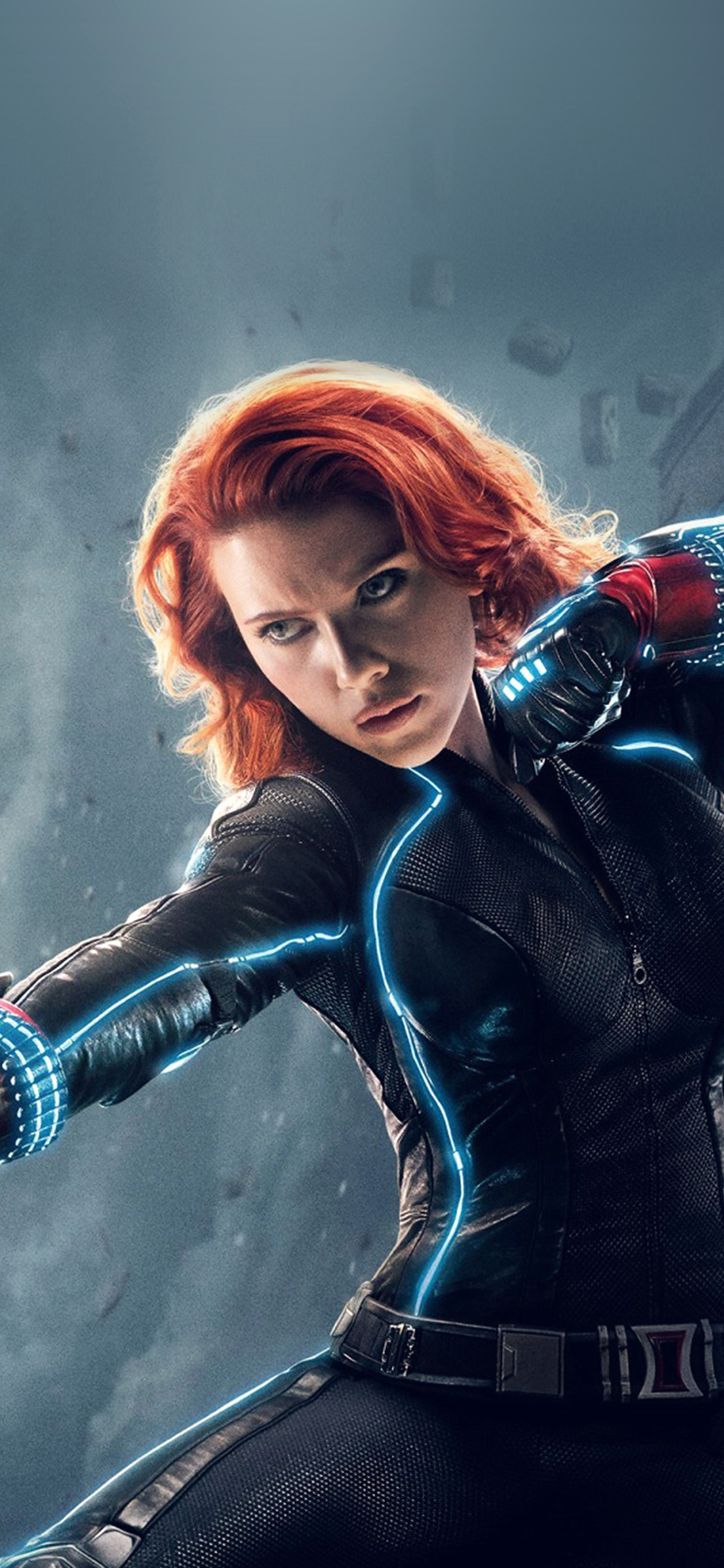 Black Widow, Avengers Age of Ultron, Heroic film wallpaper, Superhero action, 1130x2440 HD Phone