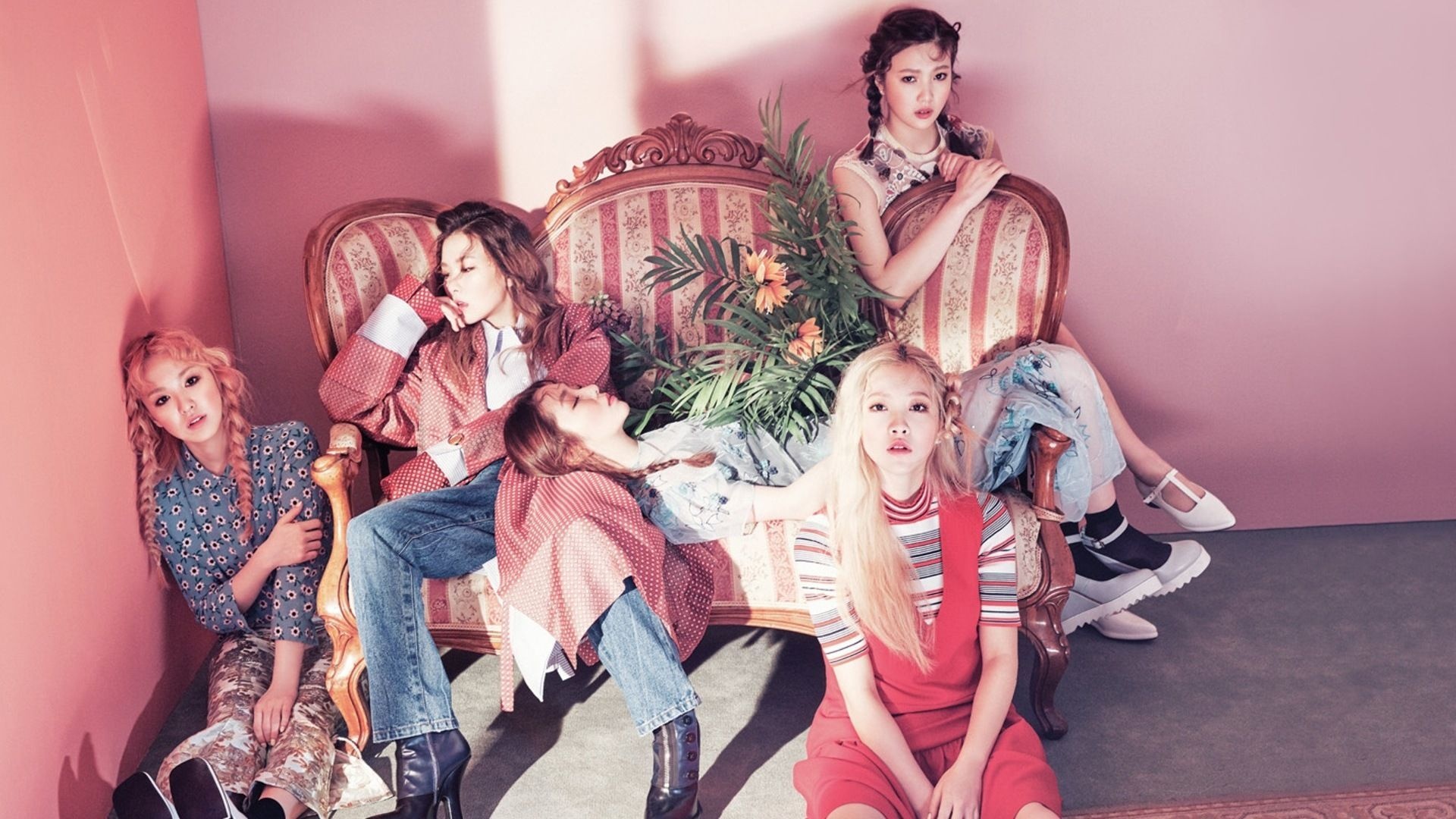 Marie Claire Korea 2016, Red Velvet (K-pop) Wallpaper, 1920x1080 Full HD Desktop