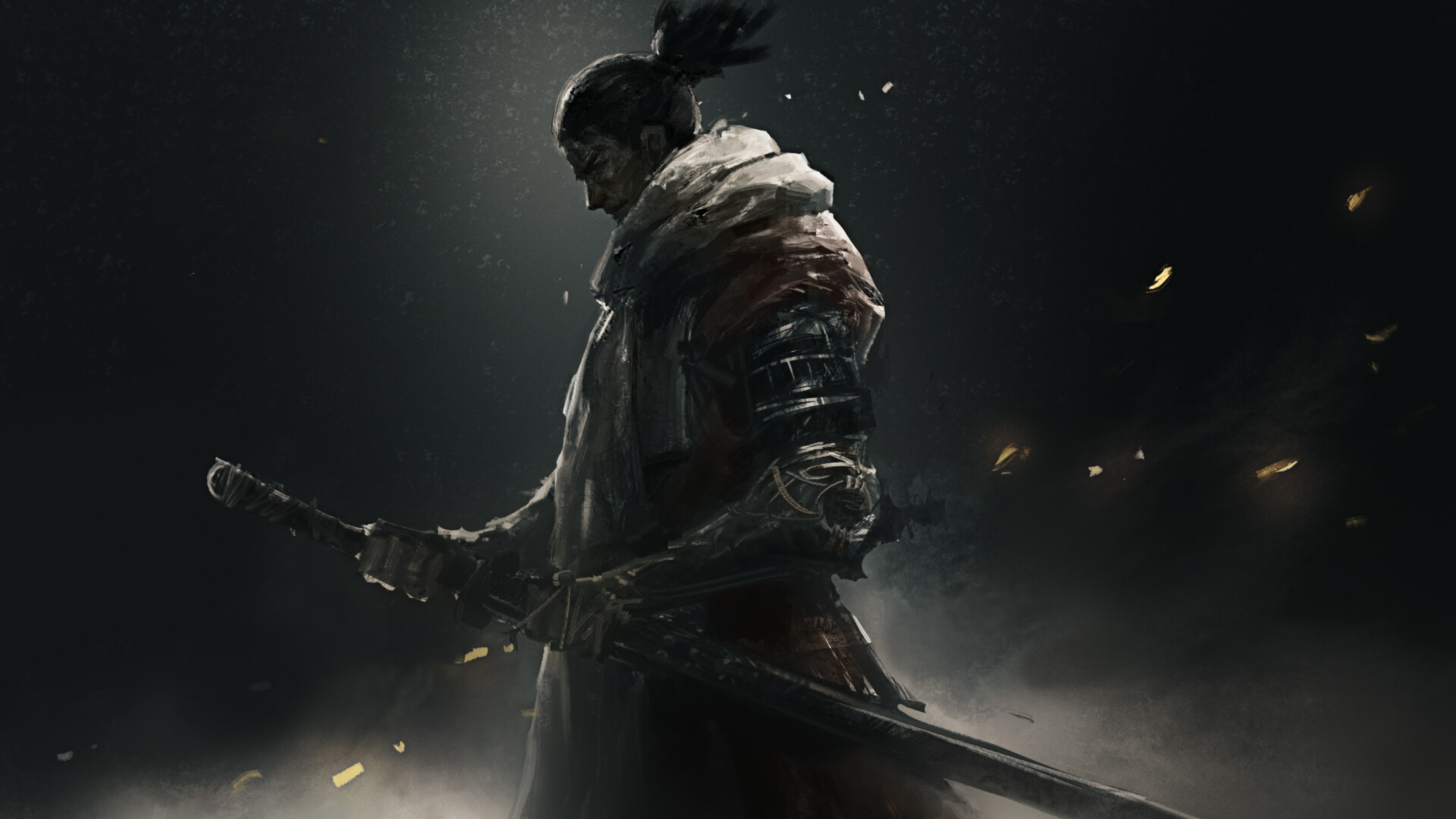 Sekiro, Shinobi Prosthetic, Kusabimaru katana, 4K Desktop wallpaper