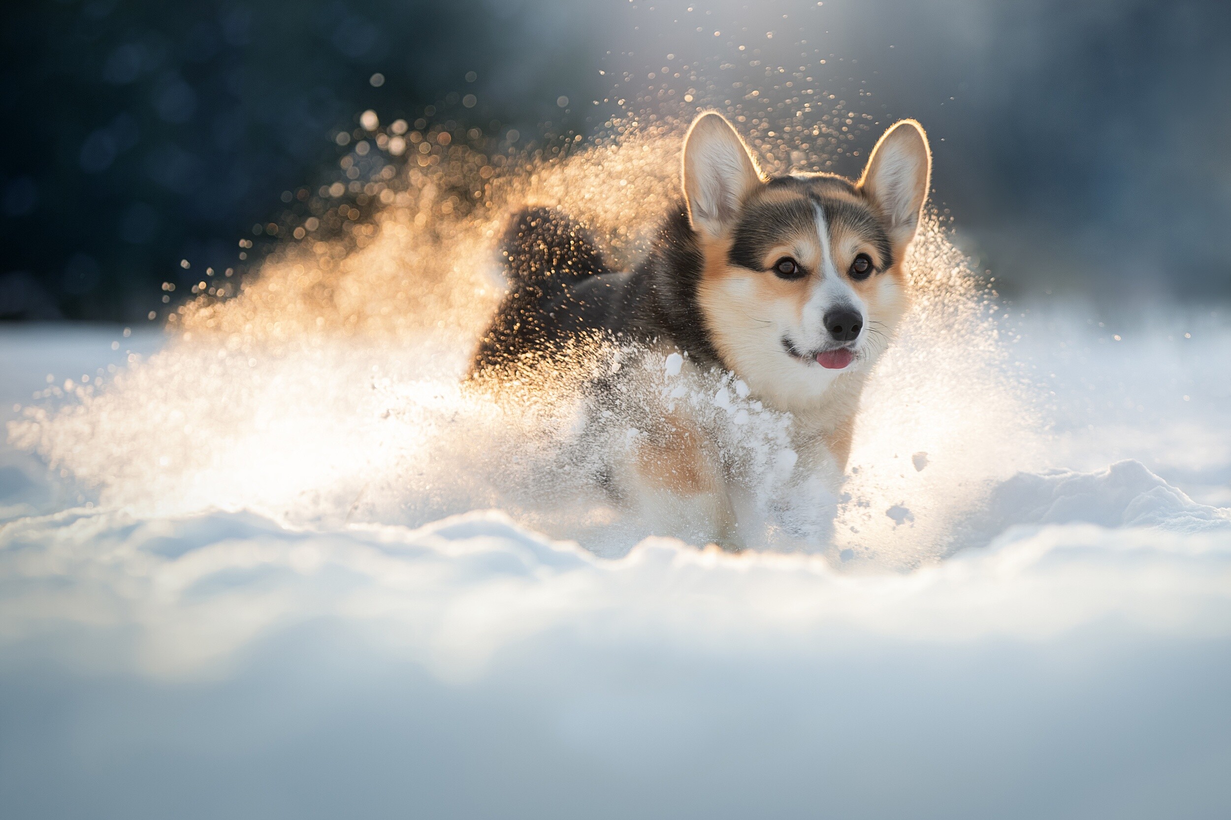 Tricolour, Corgis Wallpaper, 2500x1670 HD Desktop