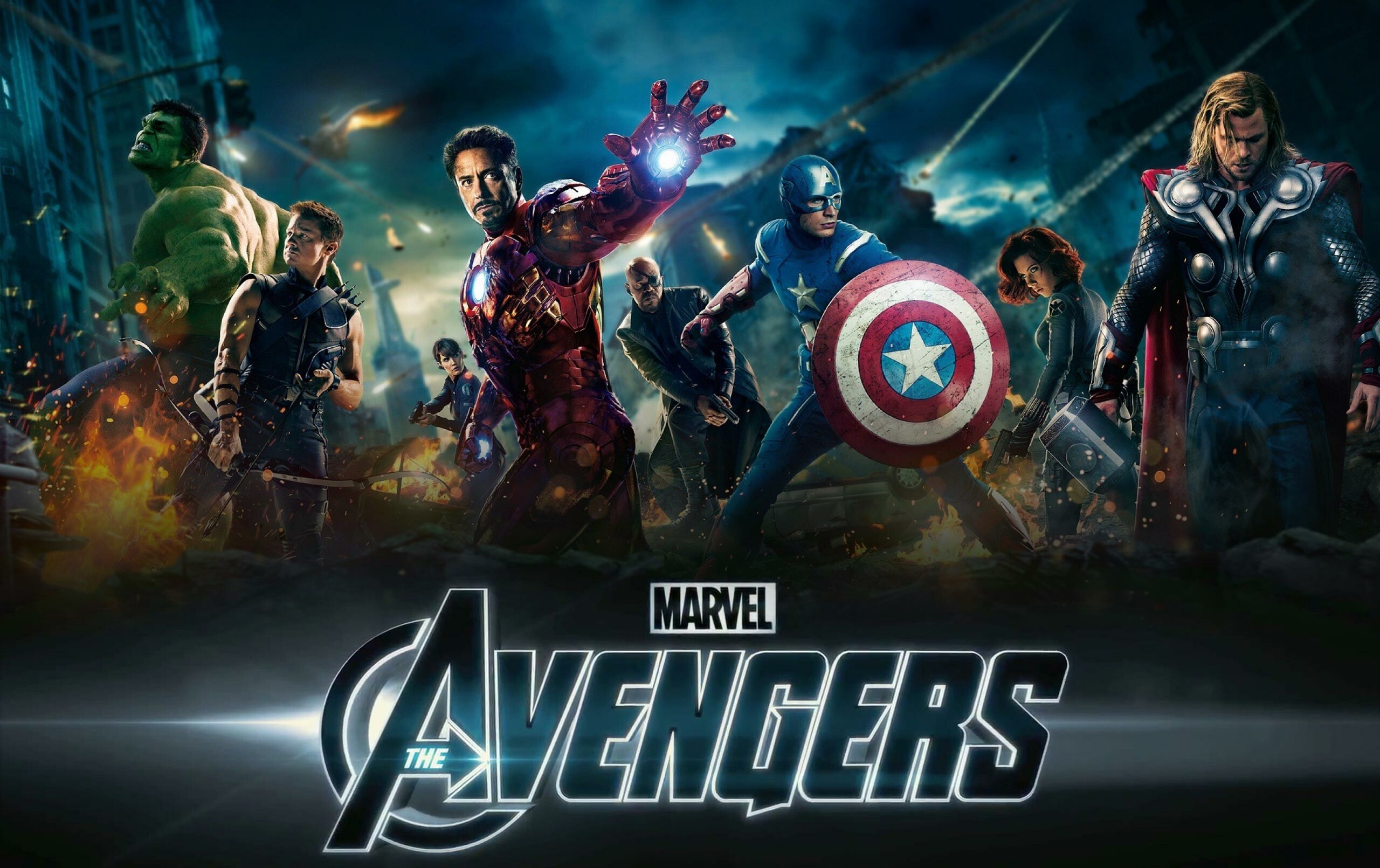 Avengers movie, Marvel superheroes, Epic battles, Iconic team, 2560x1610 HD Desktop