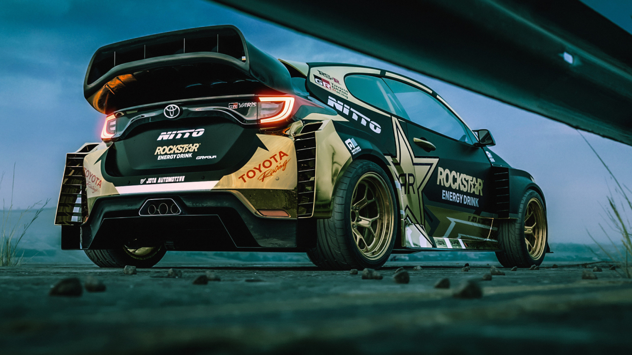 GR-Rally, Toyota Yaris Wallpaper, 2560x1440 HD Desktop
