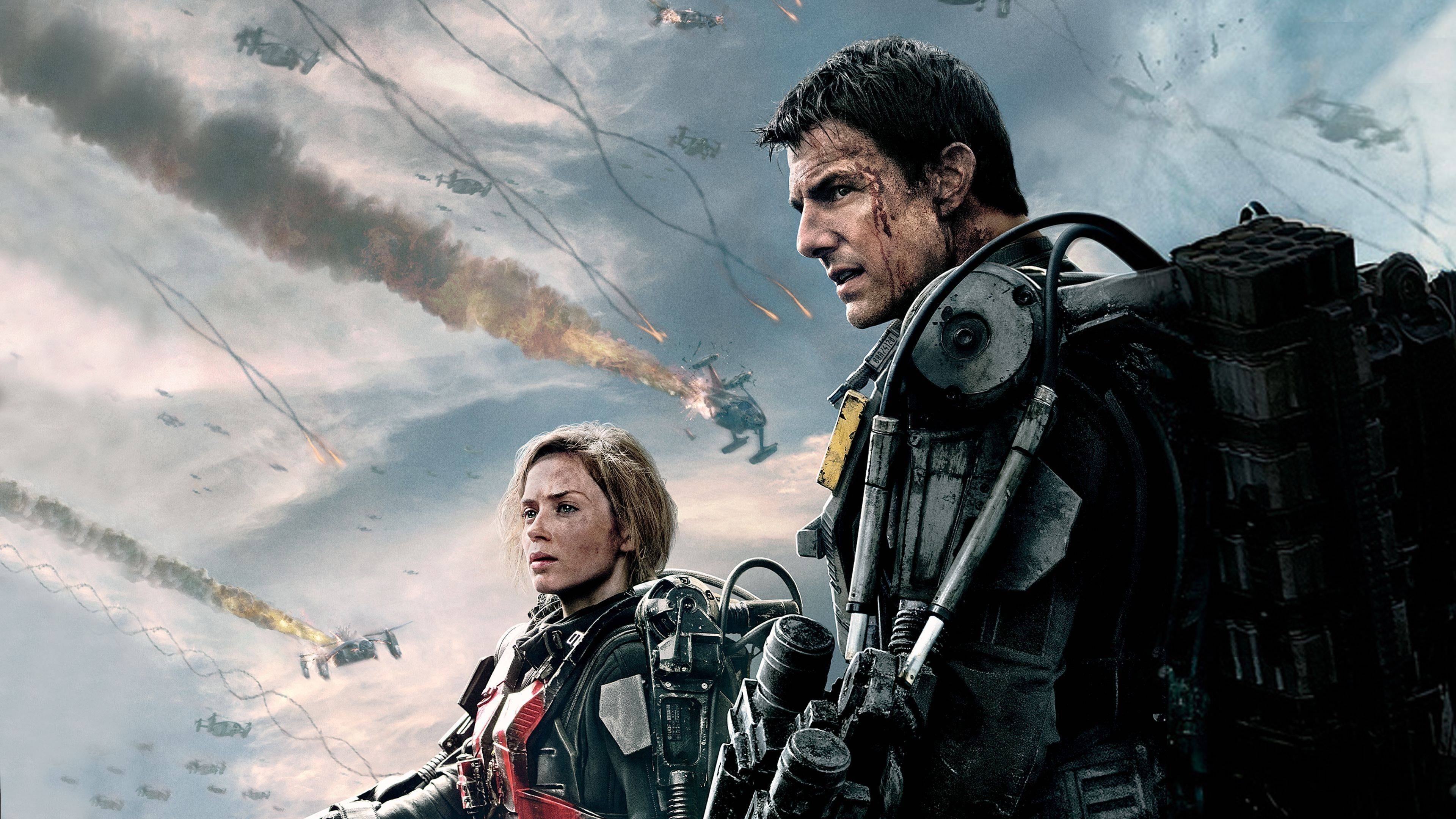 Edge of Tomorrow, Cinematic backdrops, The Movie Database, Futuristic action, 3840x2160 4K Desktop