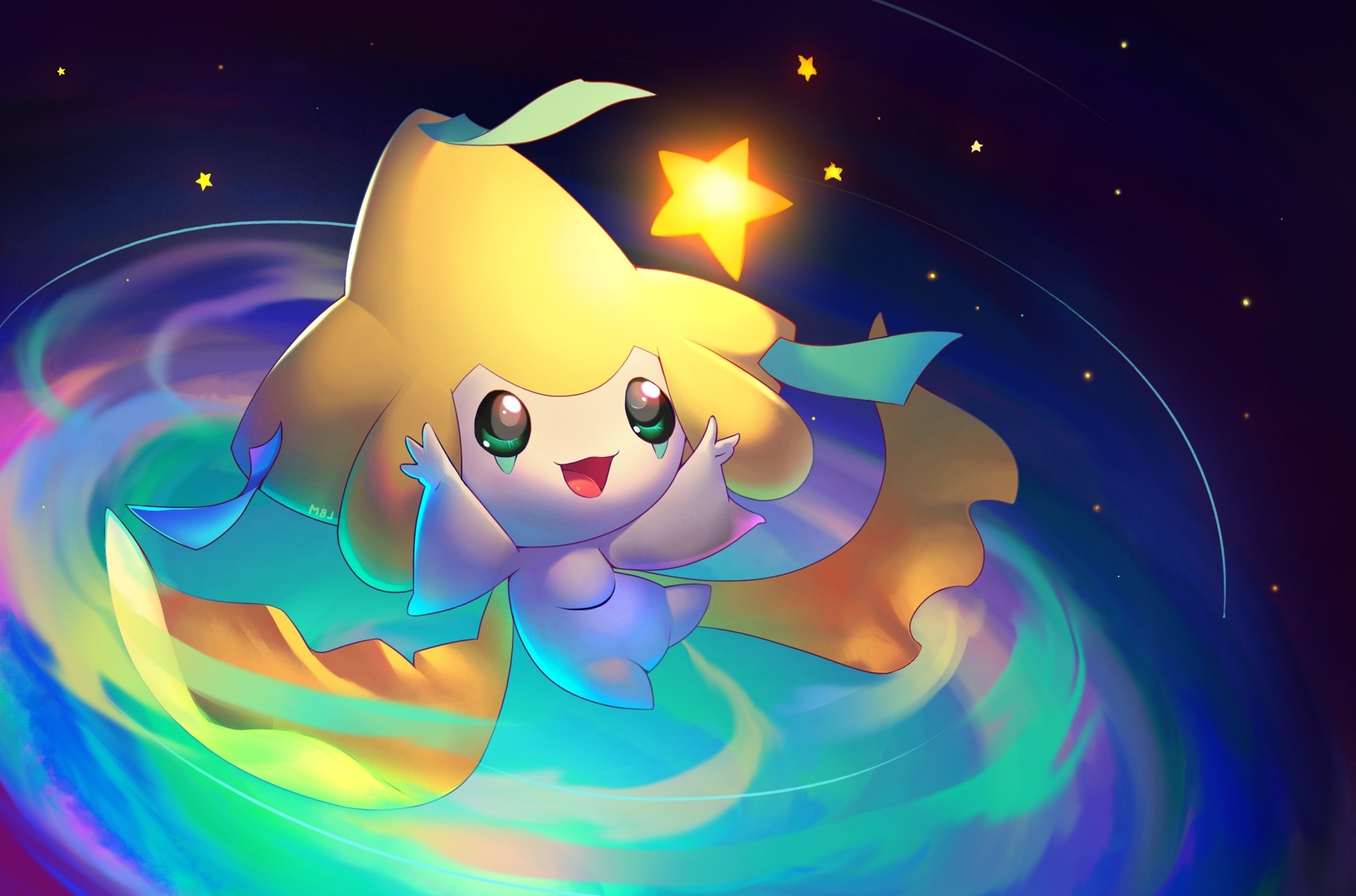 Jirachi, Cute Artwork, Pokmon Wallpaper, 2480x1640 HD Desktop