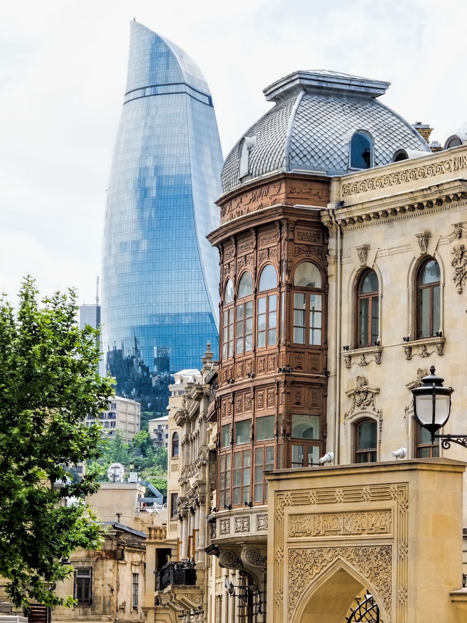 Baku city, Azerbaijan travel, 1540x2050 HD Phone