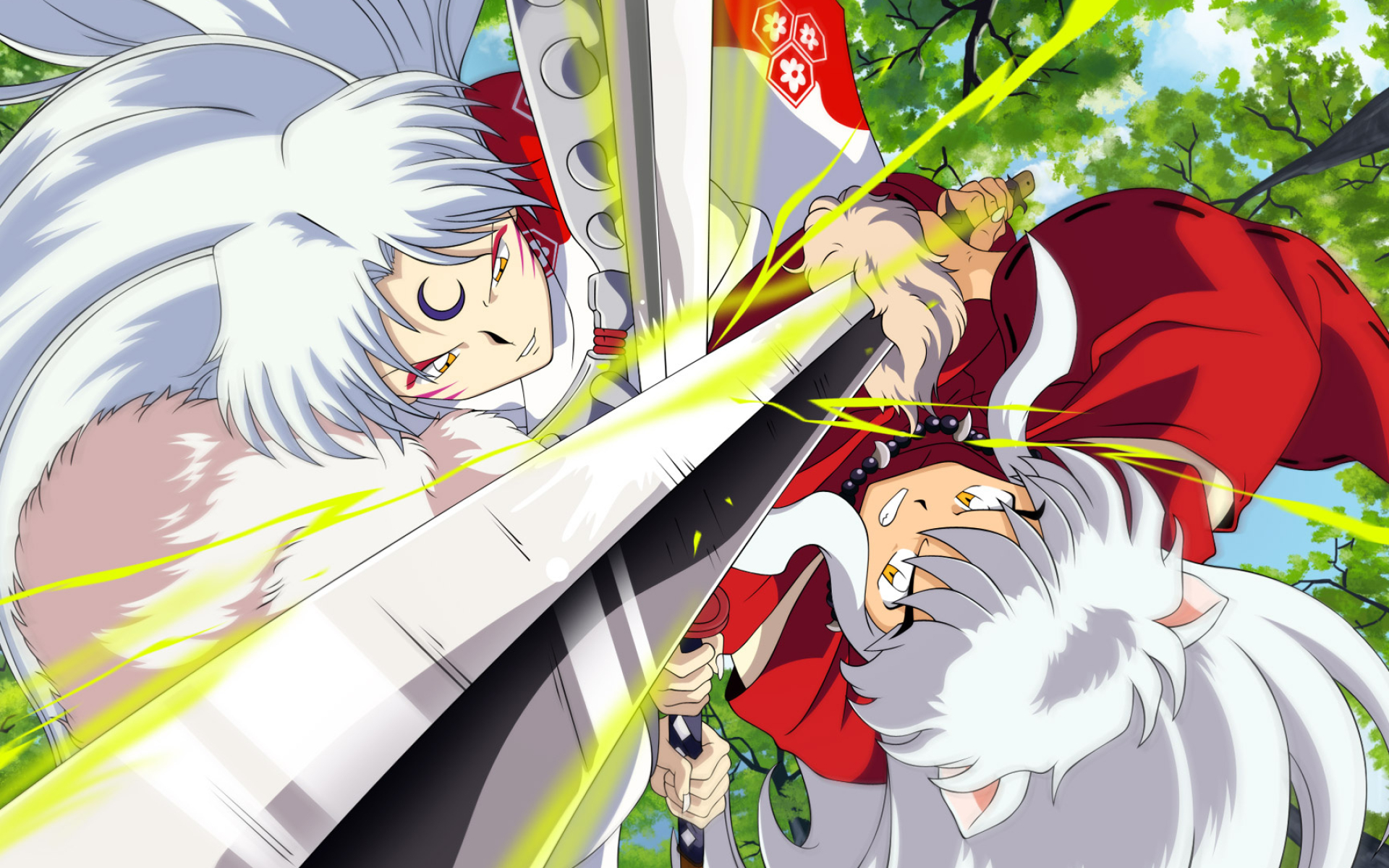 Inuyasha and Sesshomaru, InuYasha and Kagome Wallpaper, 1920x1200 HD Desktop