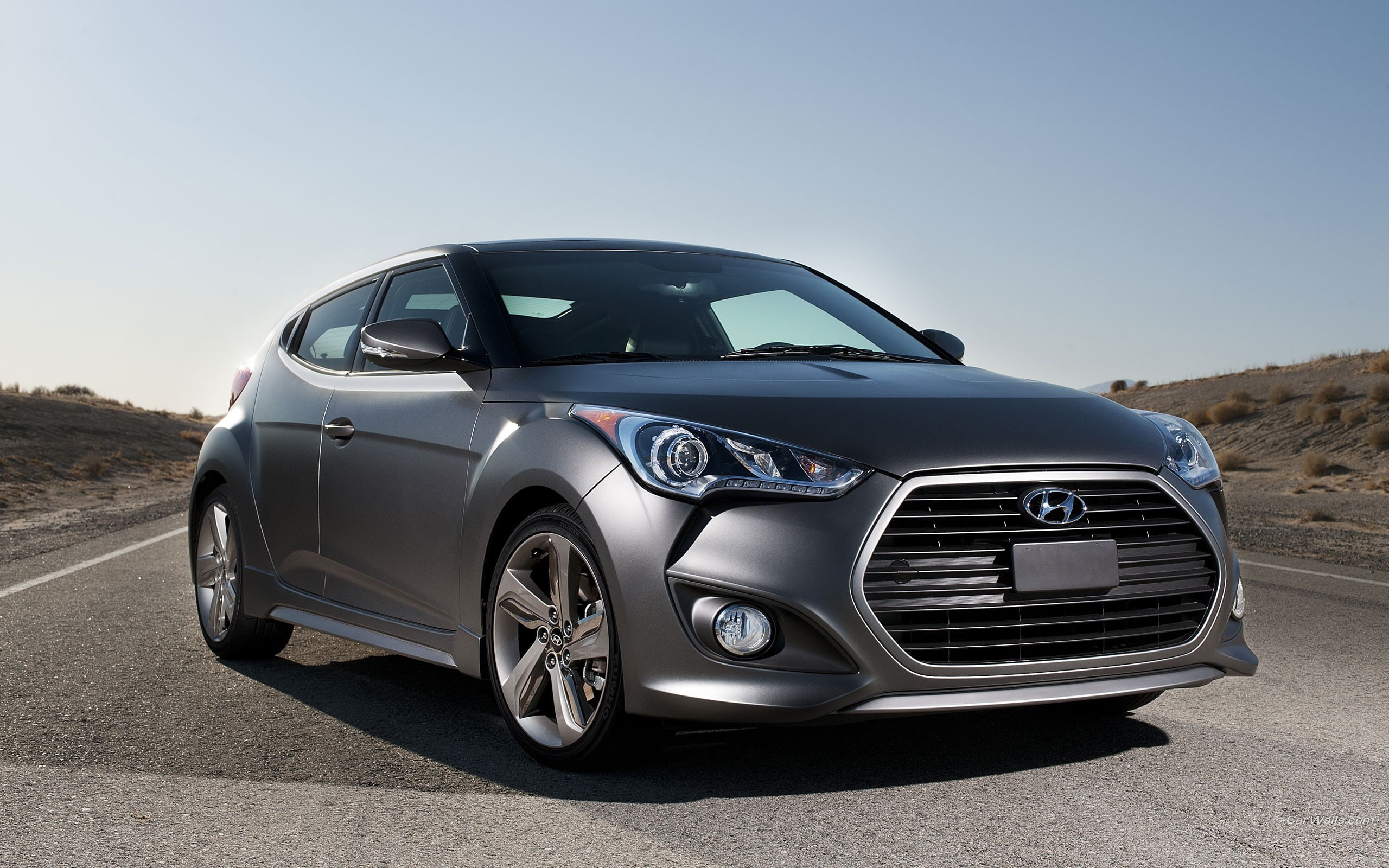 Hyundai Veloster, gray hyundai veloster, 3 door hatchback, hyundai veloster, 2560x1600 HD Desktop